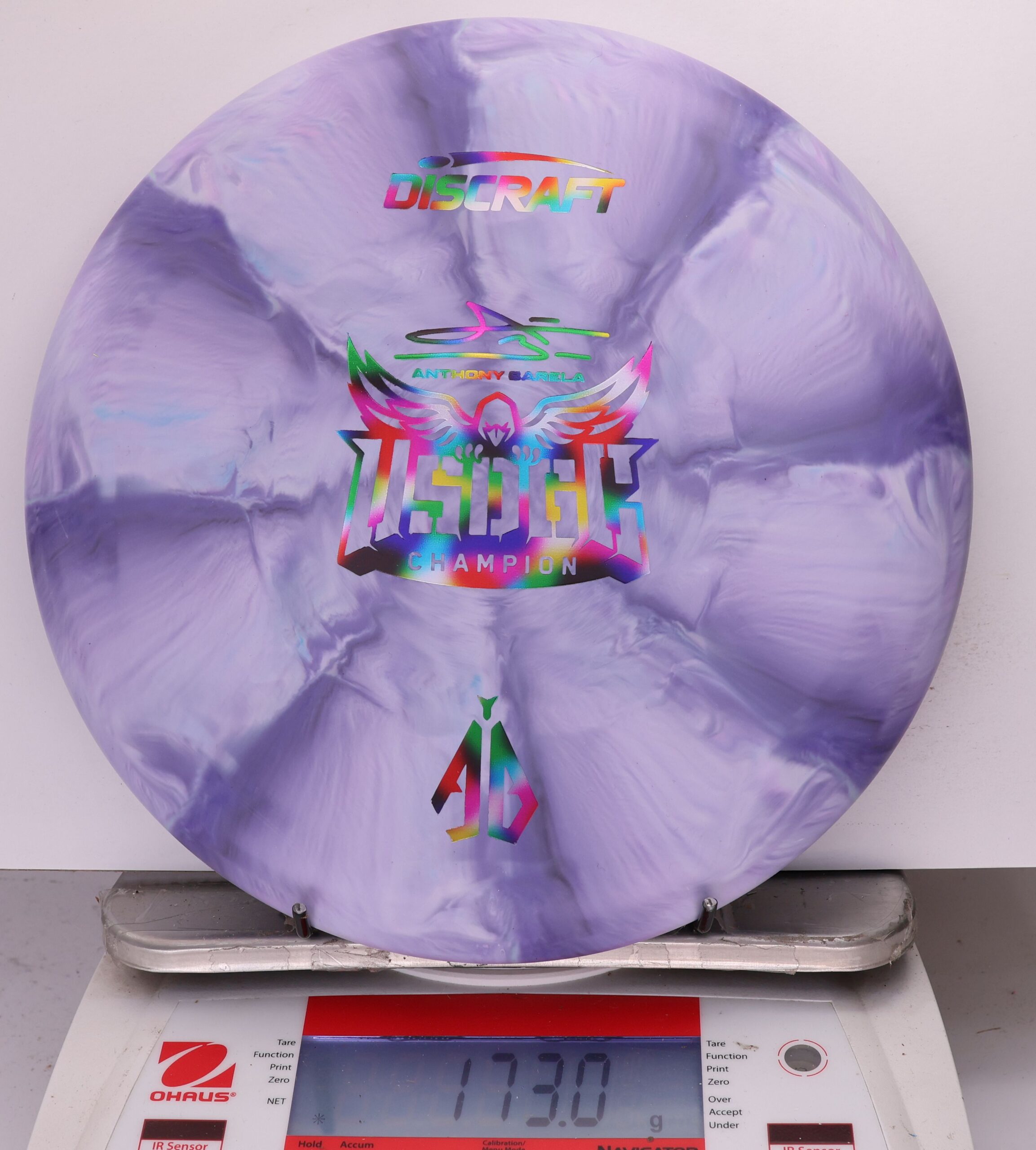 756877 Crazy Tuff Swirl Focus, Anthony Barela 2025 USDGC Champion - #76 Purple, 173