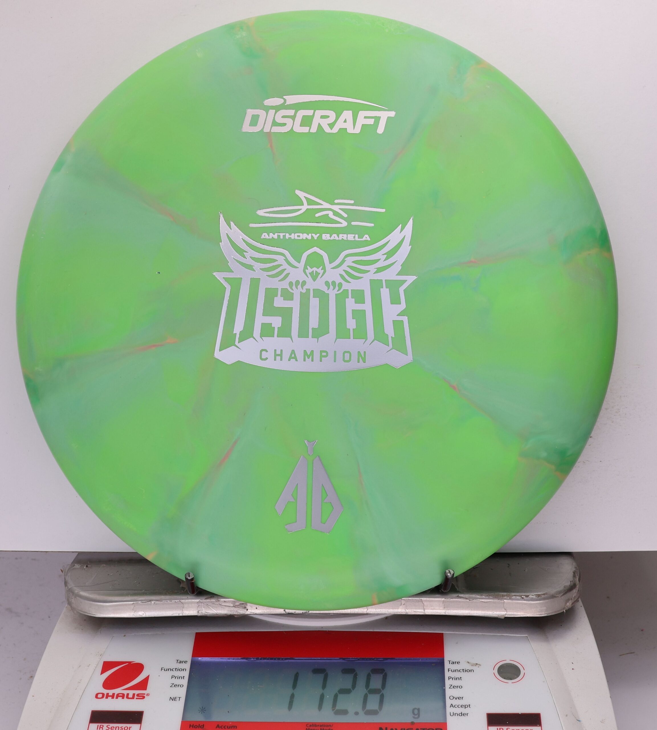 756878 Crazy Tuff Swirl Focus, Anthony Barela 2025 USDGC Champion - #77 Green, 173