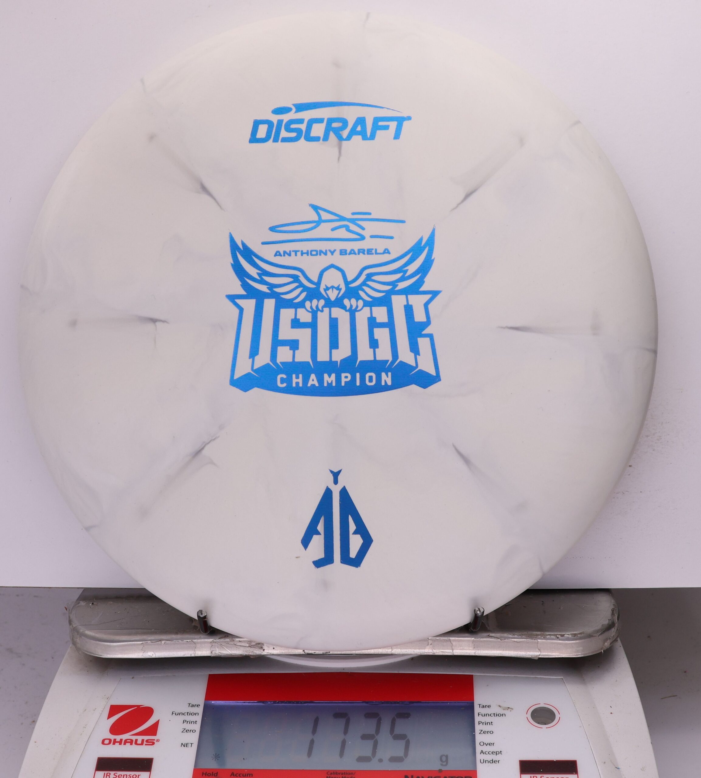 756903 Crazy Tuff Swirl Focus, Anthony Barela 2025 USDGC Champion - #86 Almost White, 174