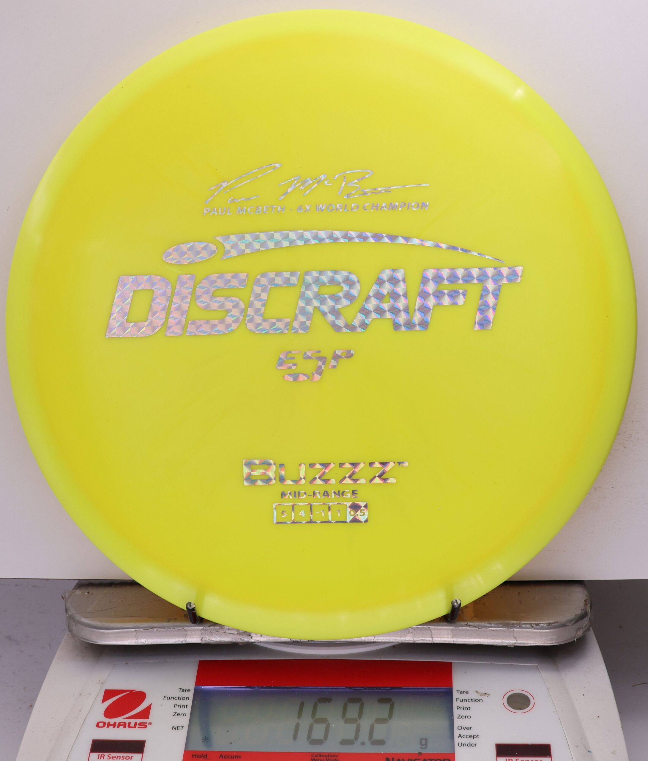 757176 ESP Buzzz, Paul McBeth 6X - #43 Yellow, 169