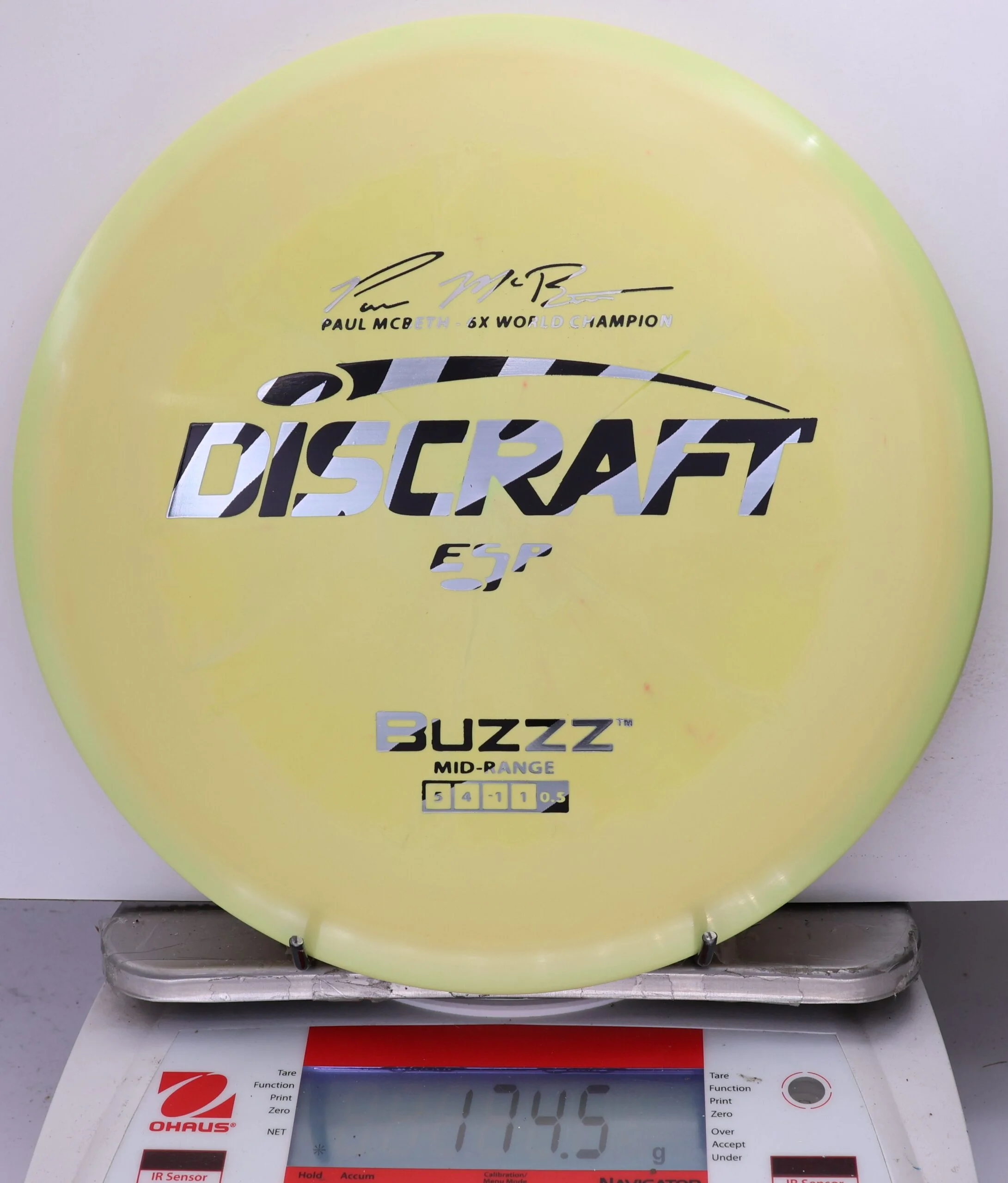 757177 ESP Buzzz, Paul McBeth 6X - #44 Grellow, 175