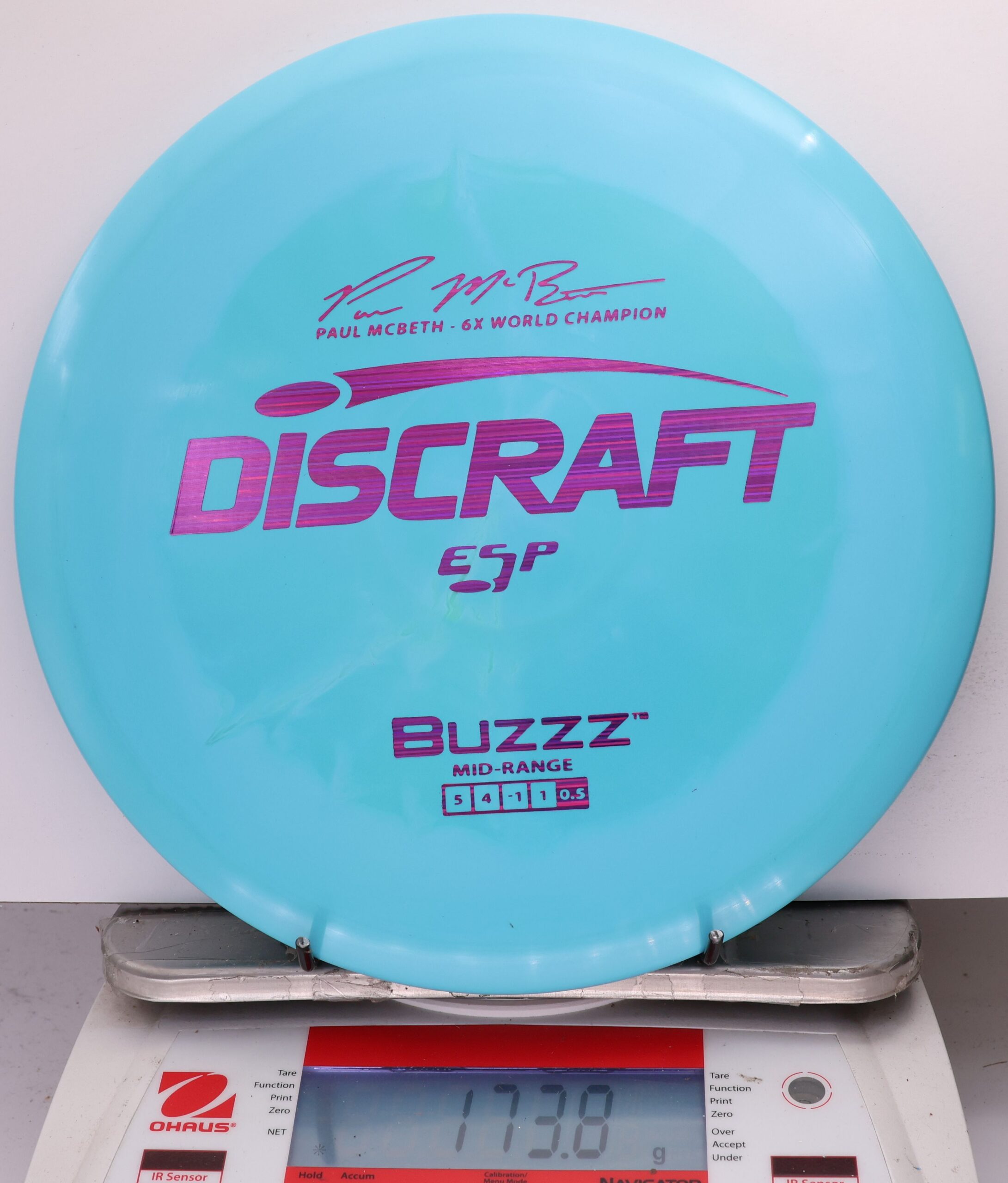 757178 ESP Buzzz, Paul McBeth 6X - #45 Blue, 174