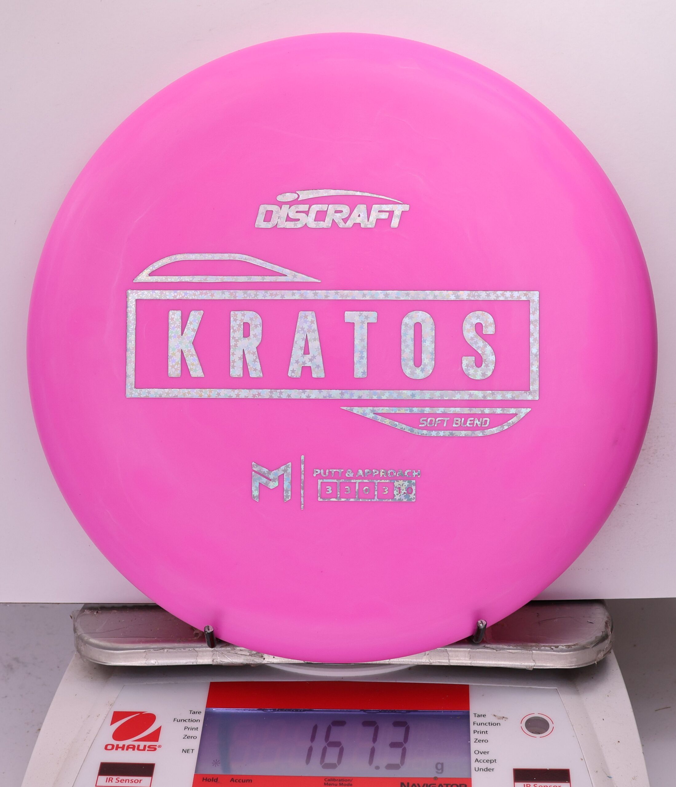 757890 Putter Line Soft Kratos, Paul McBeth - #41 Pink, 167