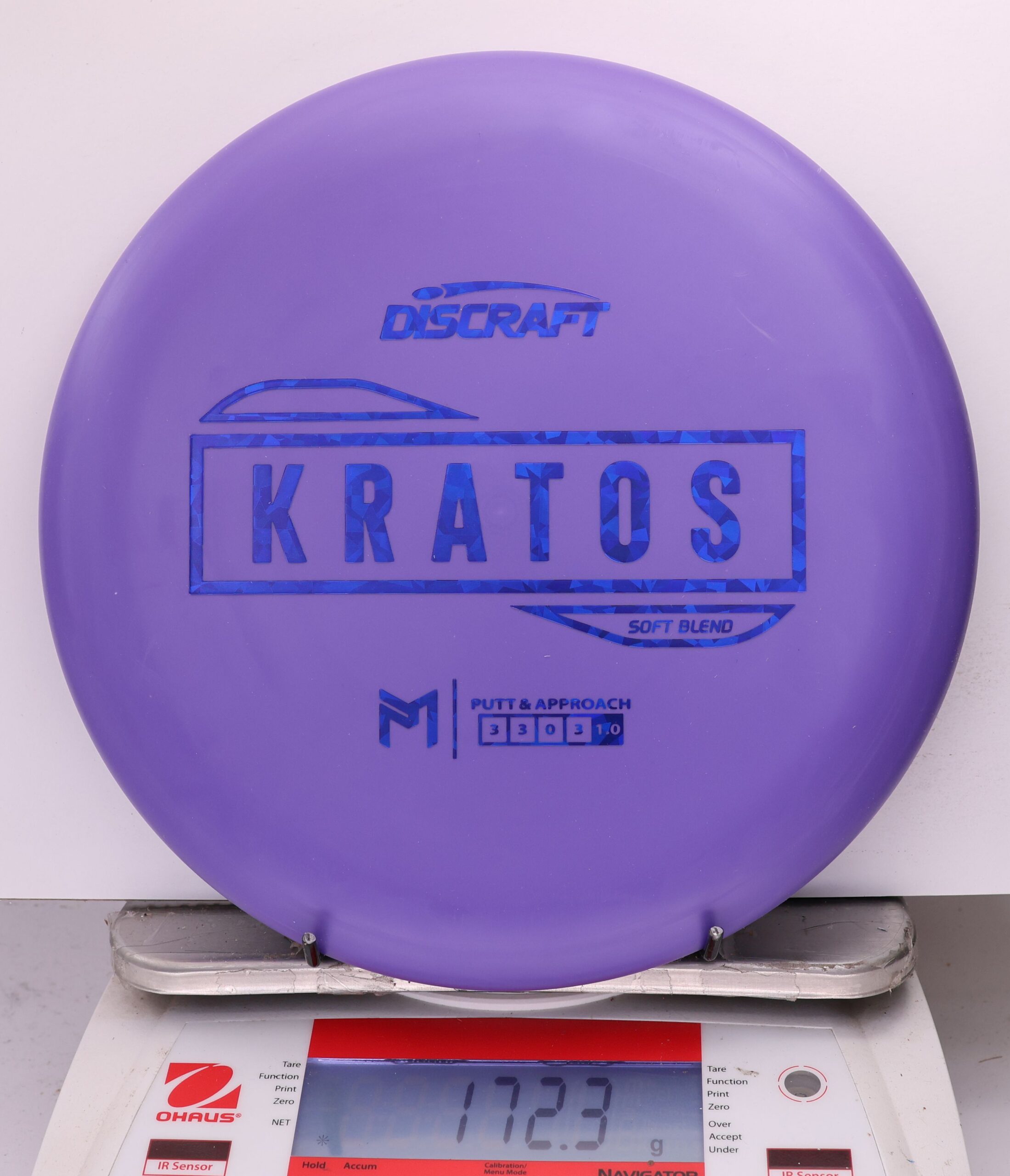 757894 Putter Line Soft Kratos, Paul McBeth - #45 Purple, 172