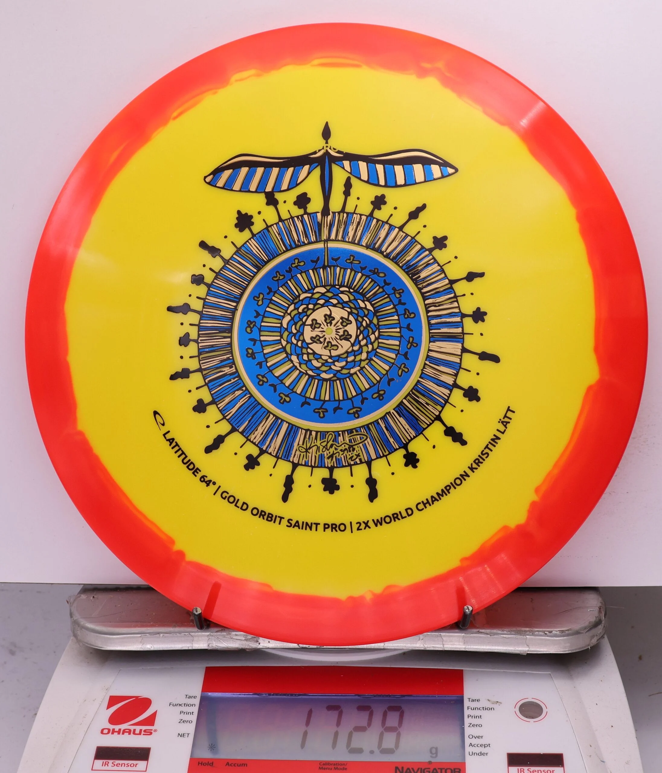 758330 Gold Orbit Saint Pro, Kristin Latt 2026 Team Series - #14 Red-Yellow, 173