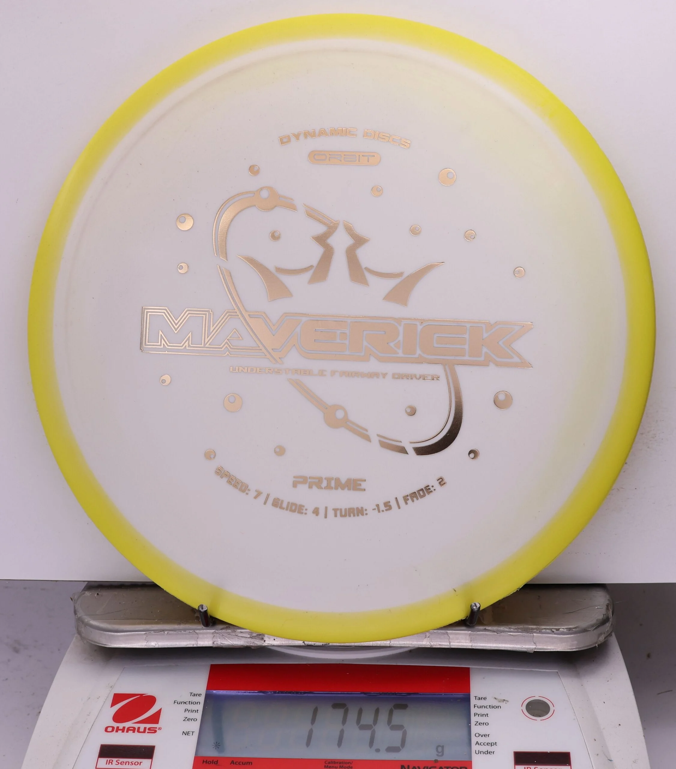 758742 Prime Orbit Maverick - #08 Yellow-White, 175