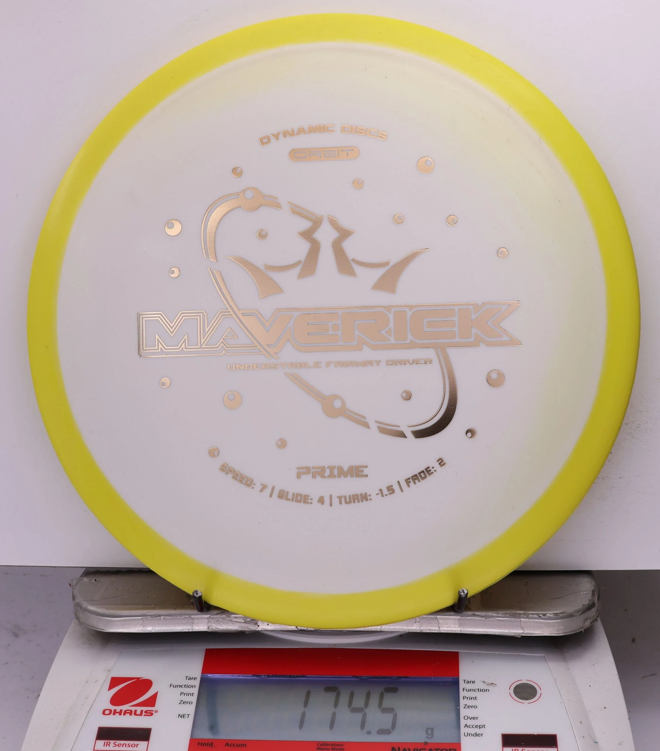 758743 Prime Orbit Maverick - #09 Yellow-White, 175