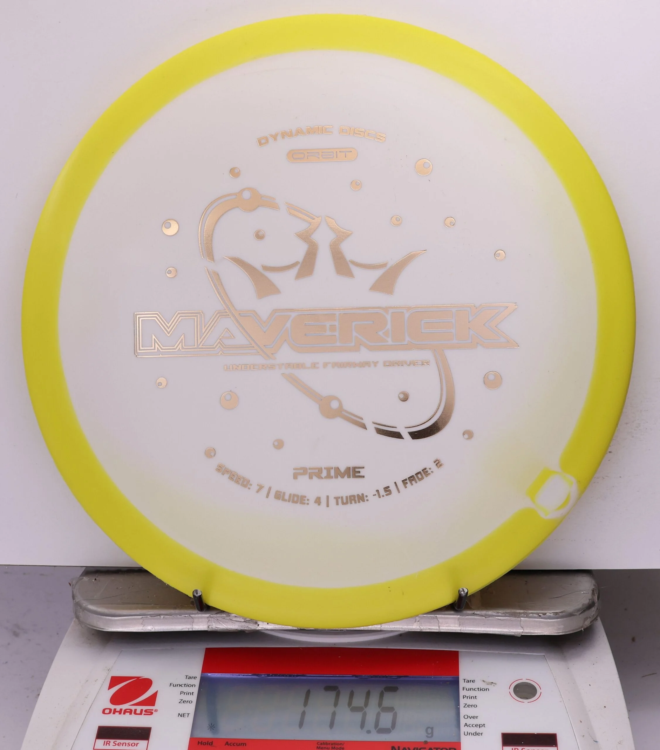 758744 Prime Orbit Maverick - #10 Yellow-White, 175