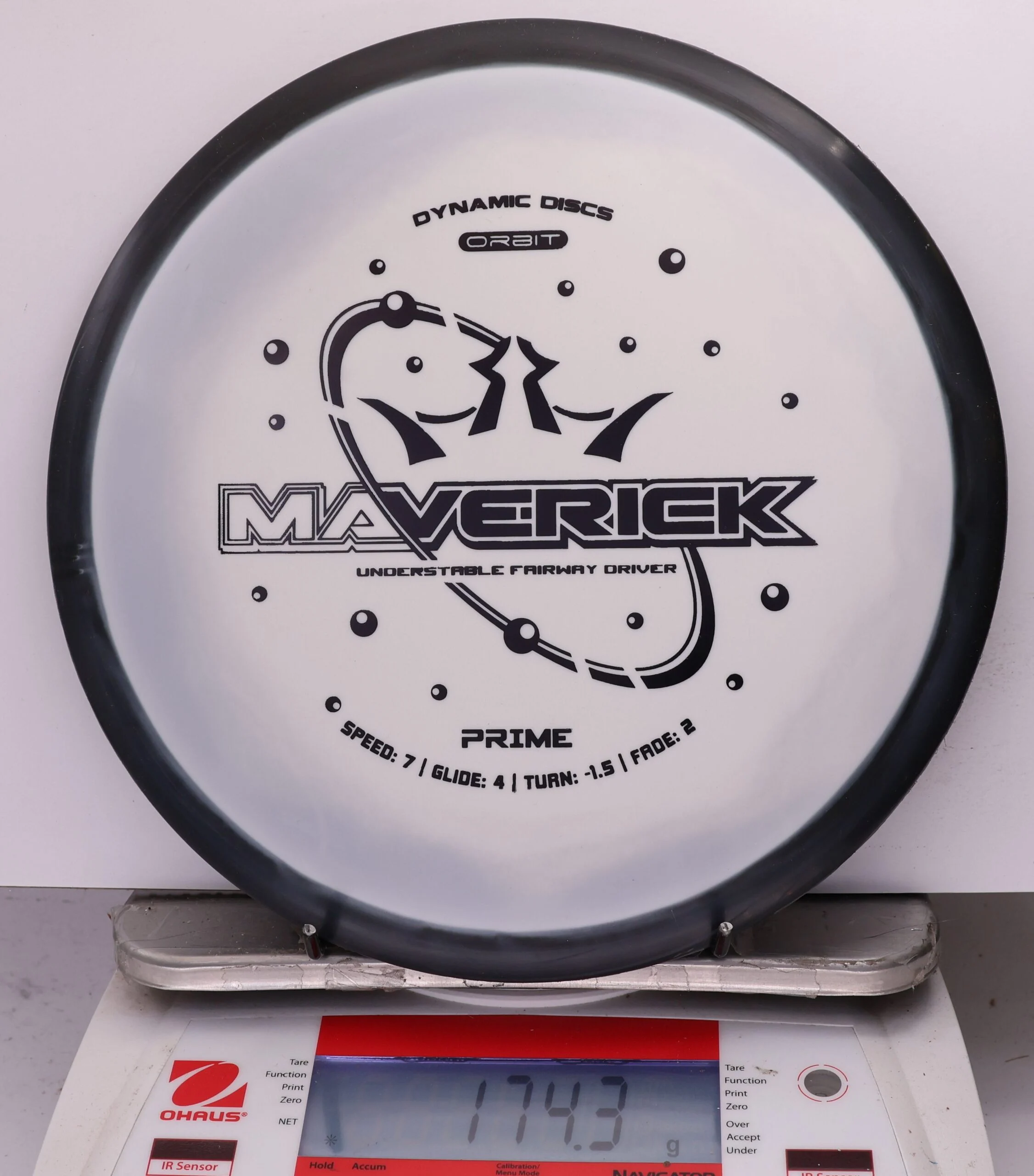 758762 Prime Orbit Maverick - #15 Black-White, 174