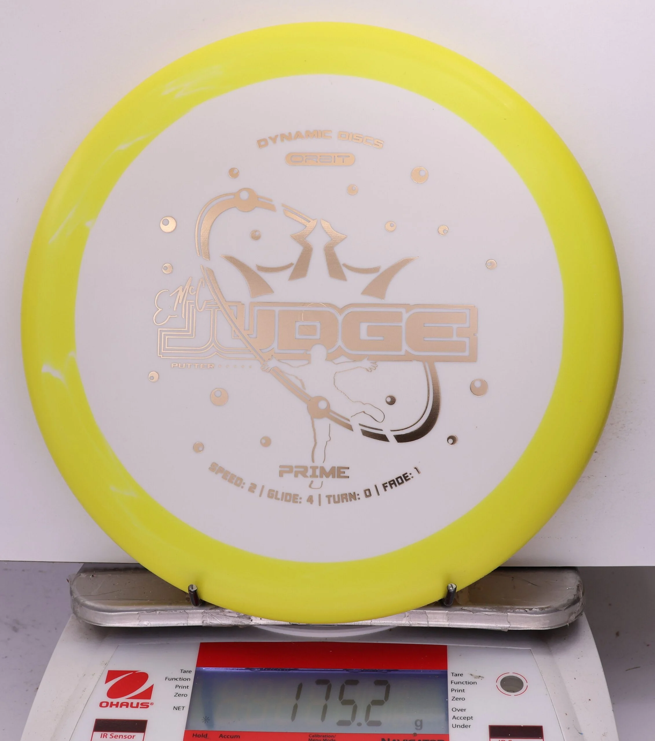 758826 Prime Orbit EMac Judge - #07 Yellow-White, 175