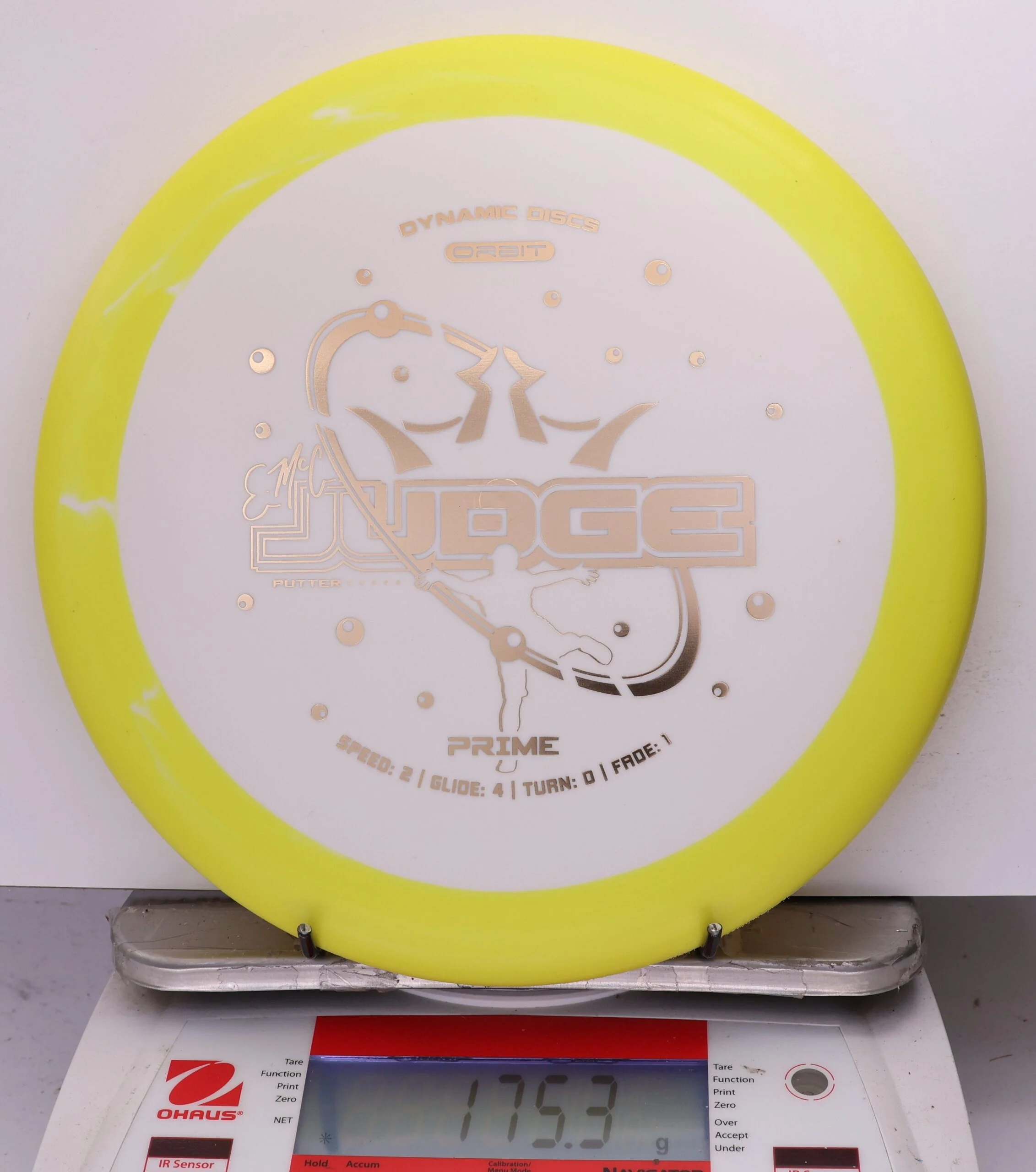 758827 Prime Orbit EMac Judge - #08 Yellow-White, 175