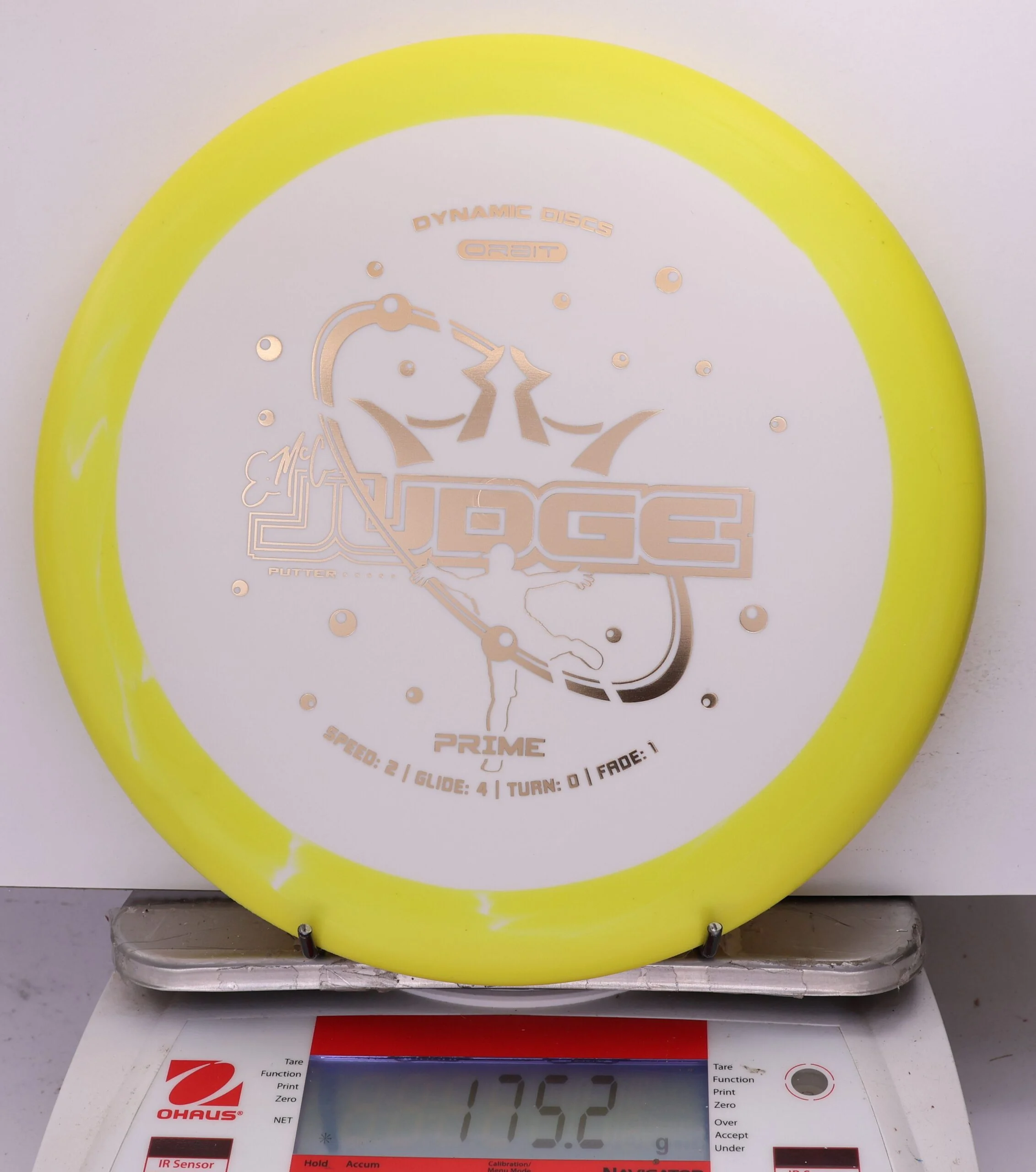 758828 Prime Orbit EMac Judge - #09 Yellow-White, 175