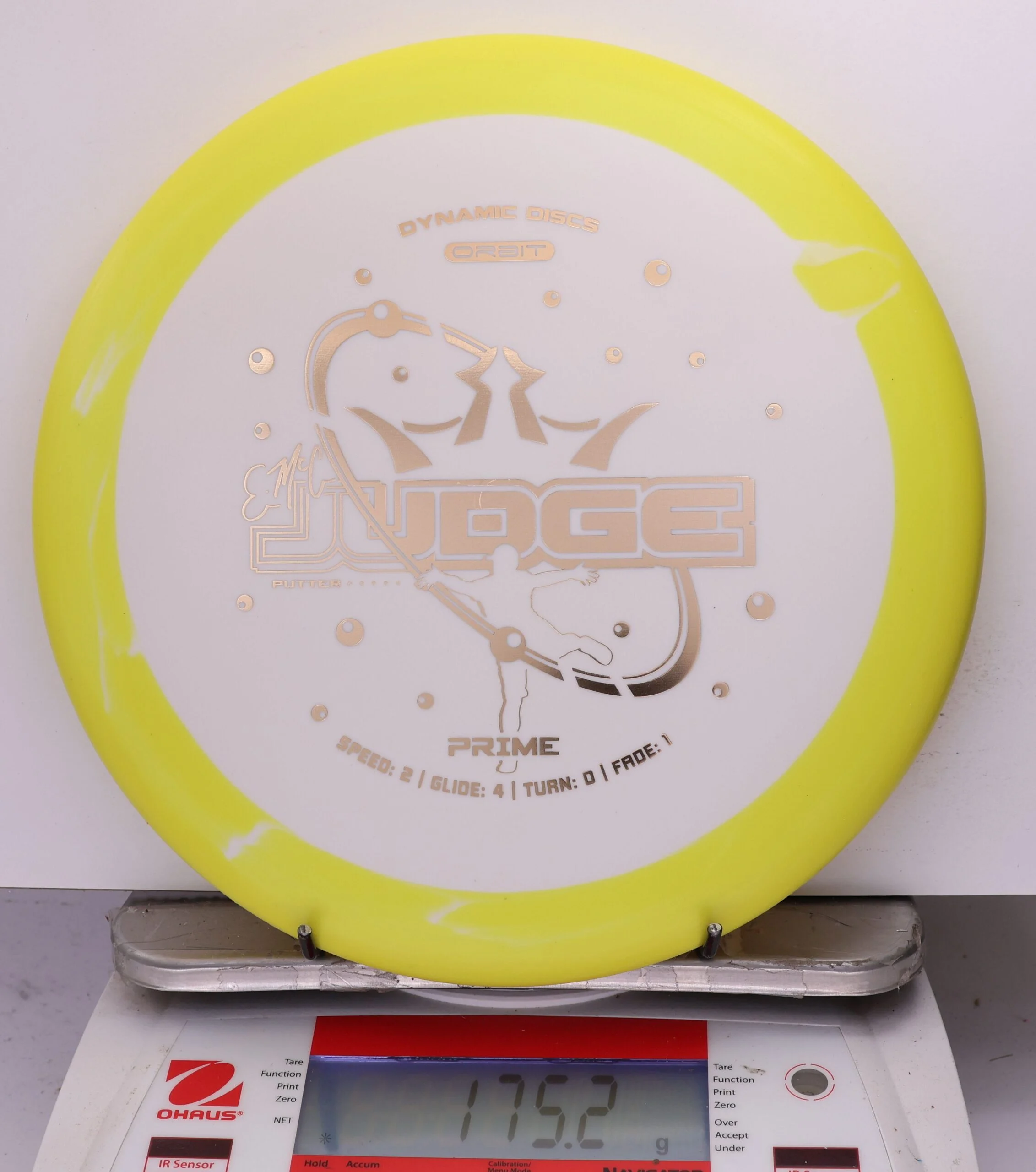 758829 Prime Orbit EMac Judge - #10 Yellow-White, 175