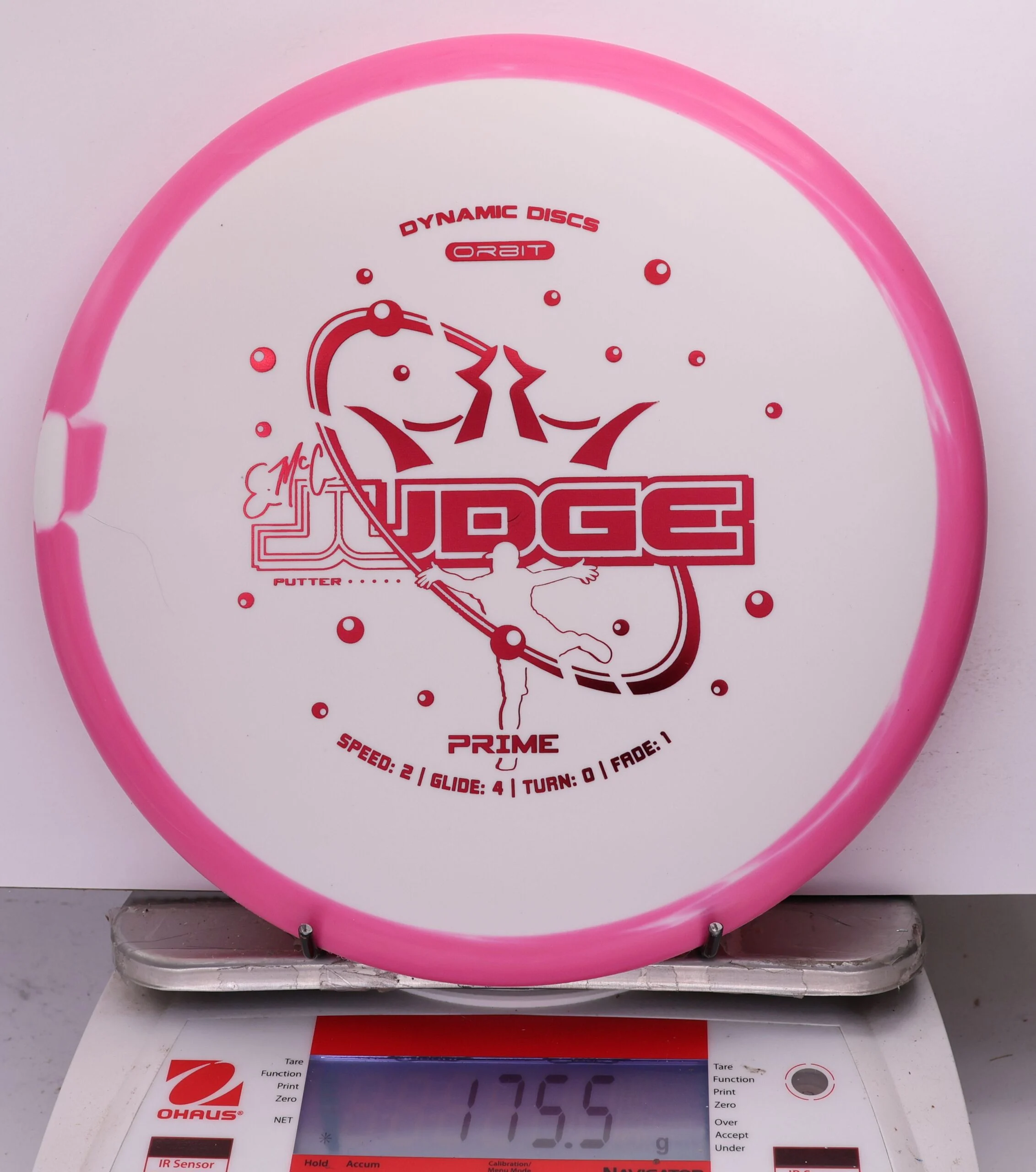 758853 Prime Orbit EMac Judge - #15 Pink-White, 176