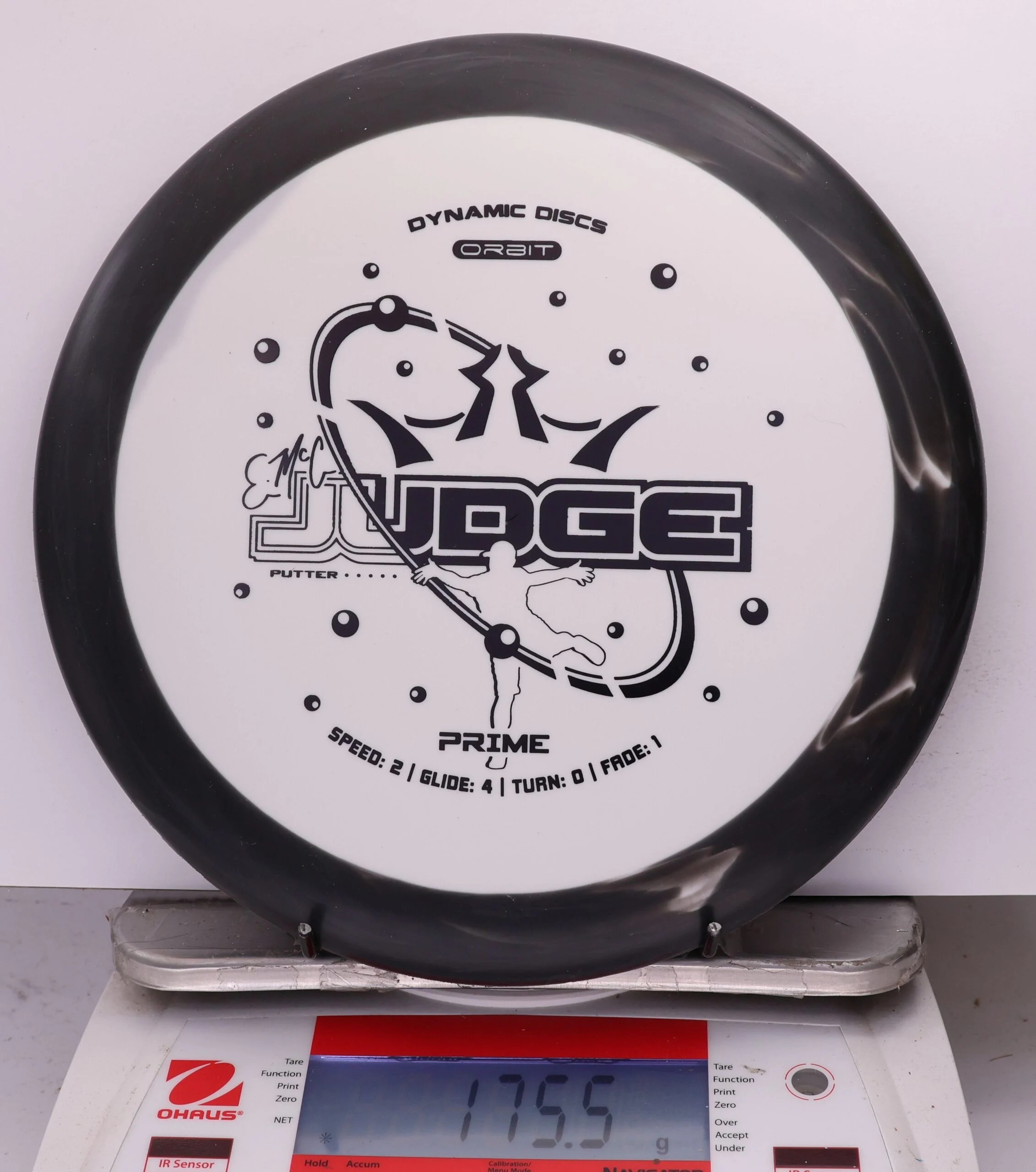 758876 Prime Orbit EMac Judge - #19 Black-White, 176