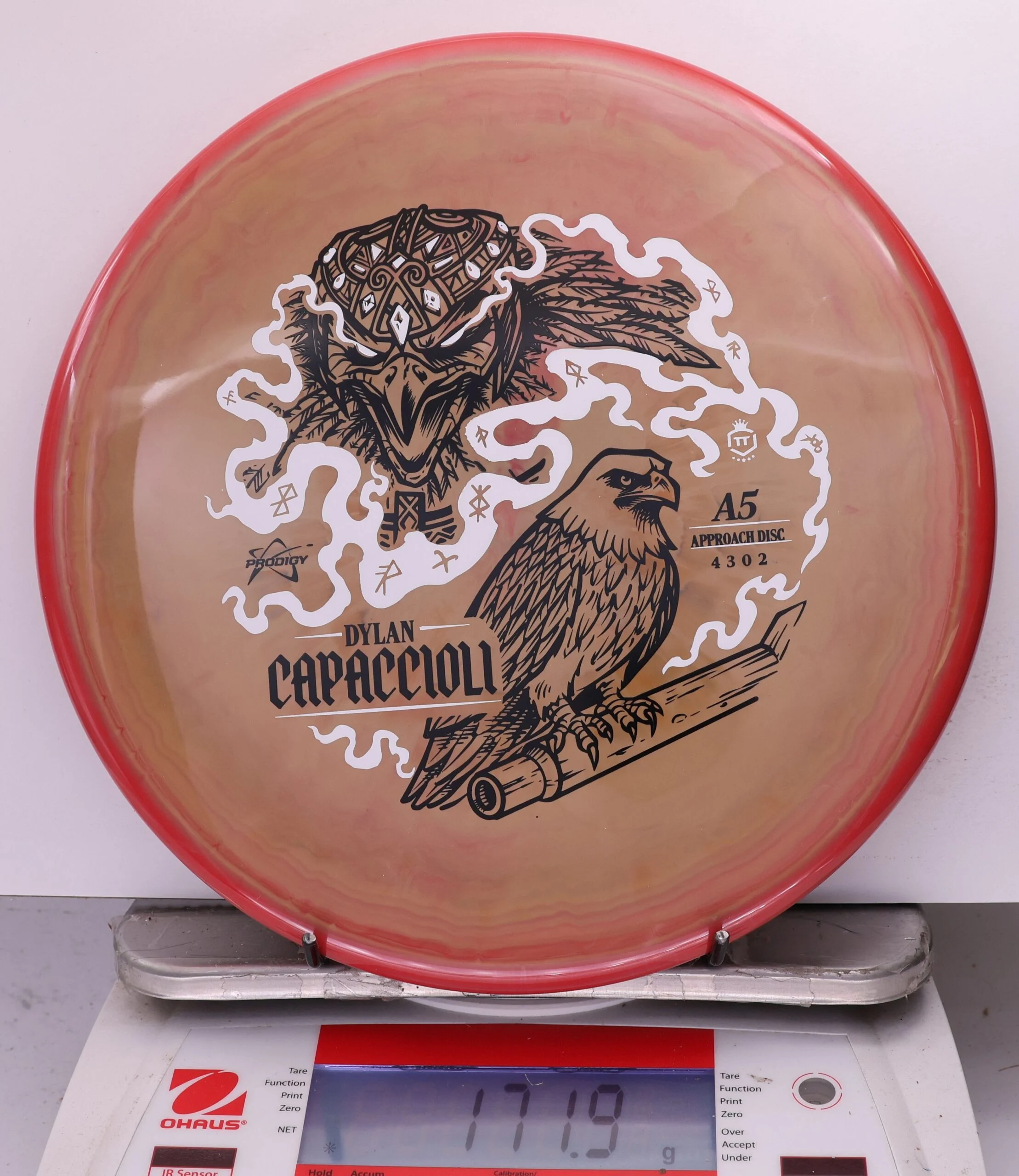 759217 Prodigy A5, 500 Spectrum, Dylan Capaccioli 2026 Signature Series - #22 RedBrown, 172