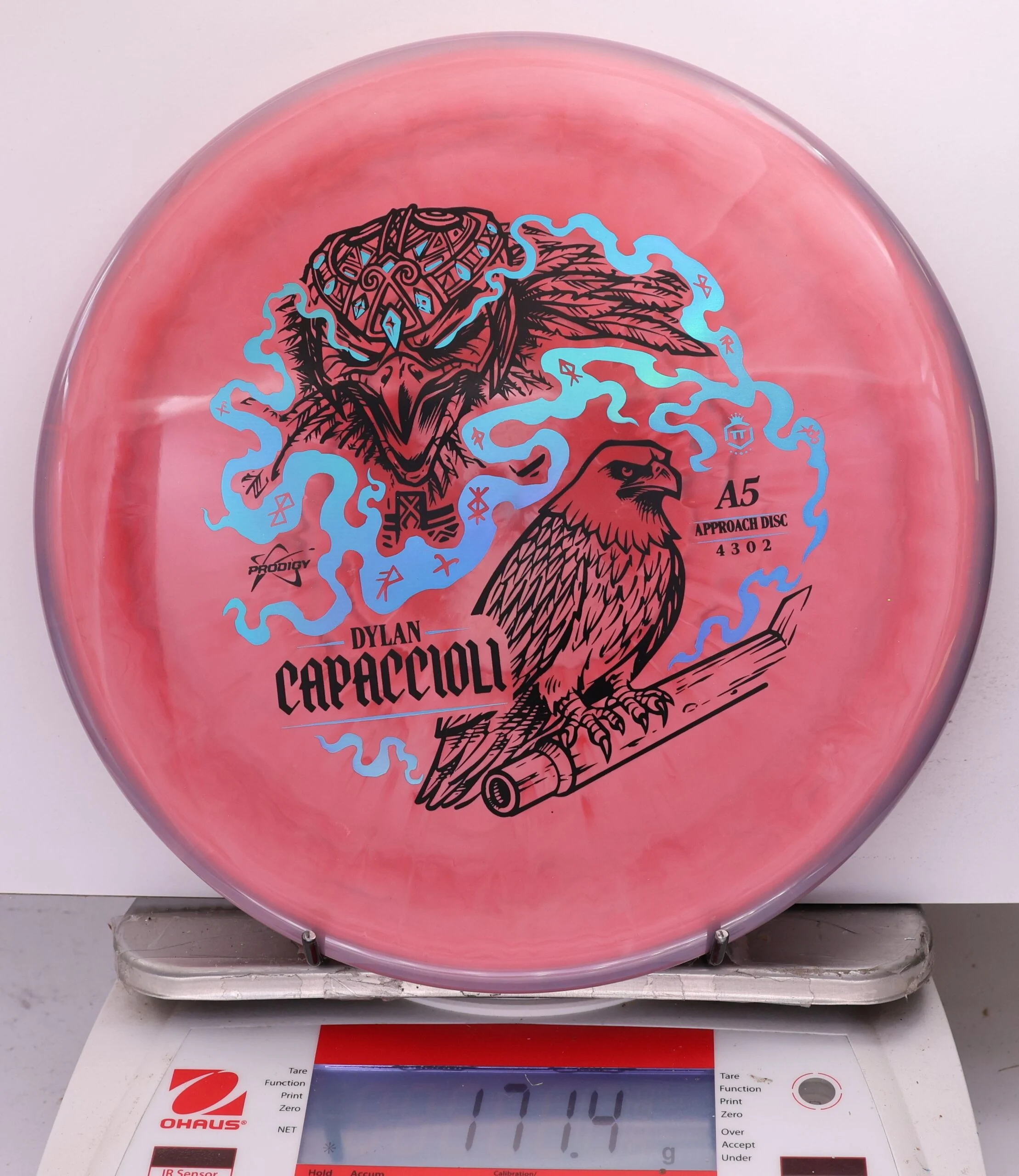 759220 Prodigy A5, 500 Spectrum, Dylan Capaccioli 2026 Signature Series - #25 GrayLtRed, 171