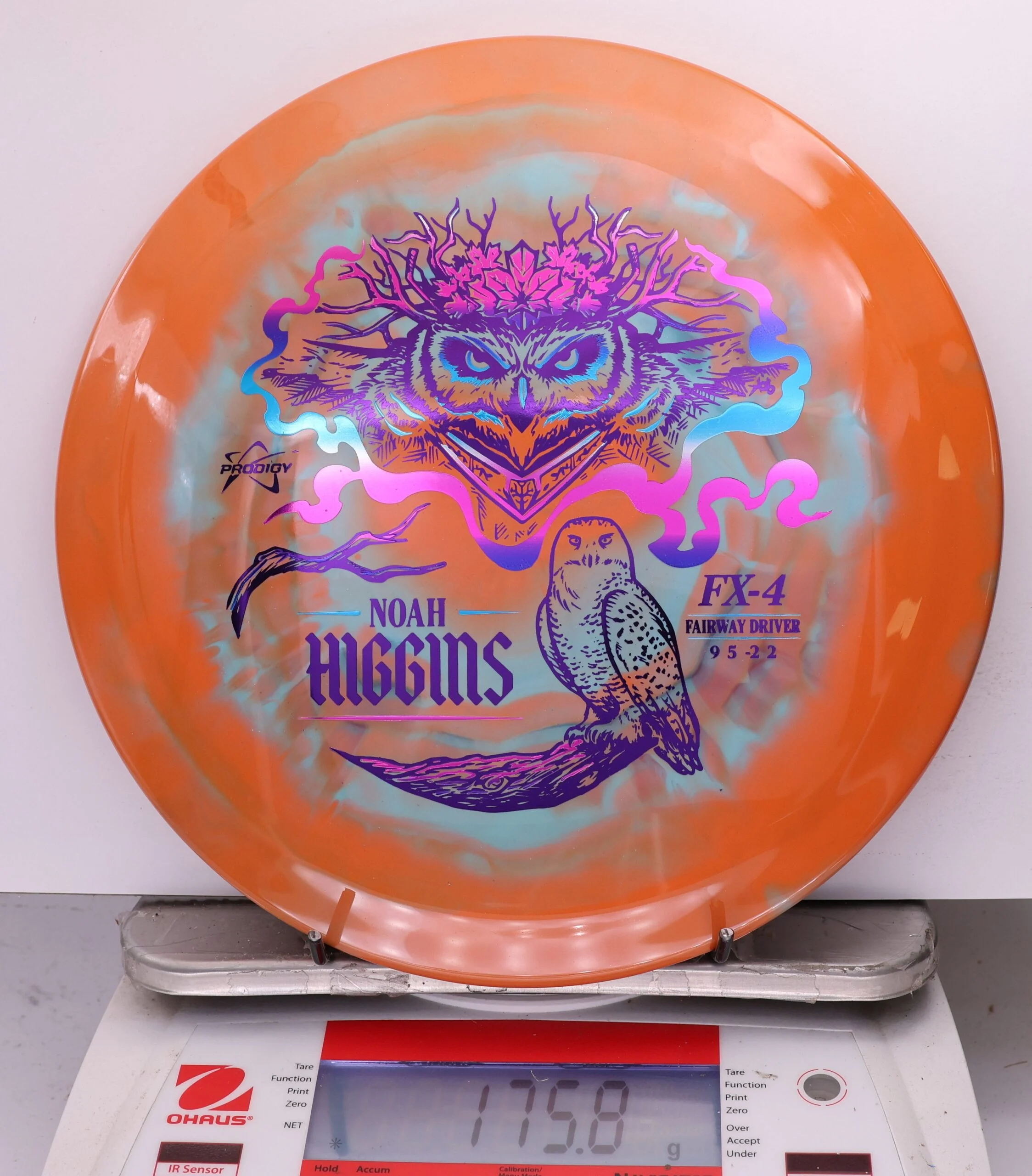 759361 Prodigy FX-4, 500 Spectrum Noah Higgins 2026 Signature Series - #08 OrangeBlue, 176