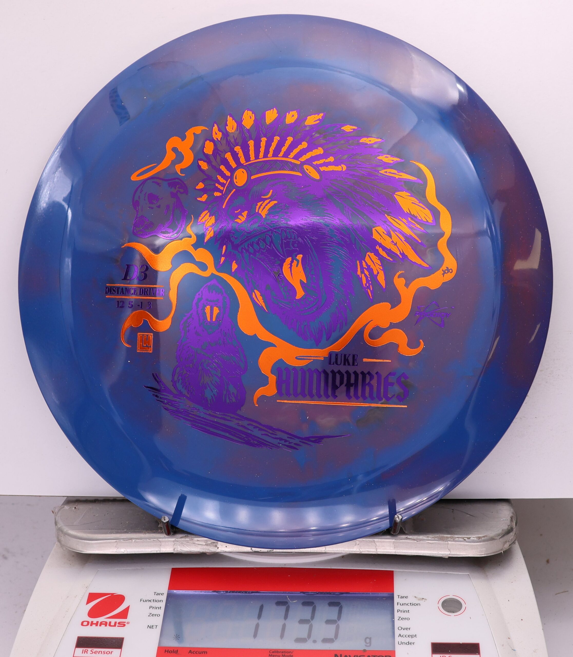 759398 Prodigy D3, 500 Spectrum Luke Humphries 2026 Signature Sereis - #01 Blurple, 173