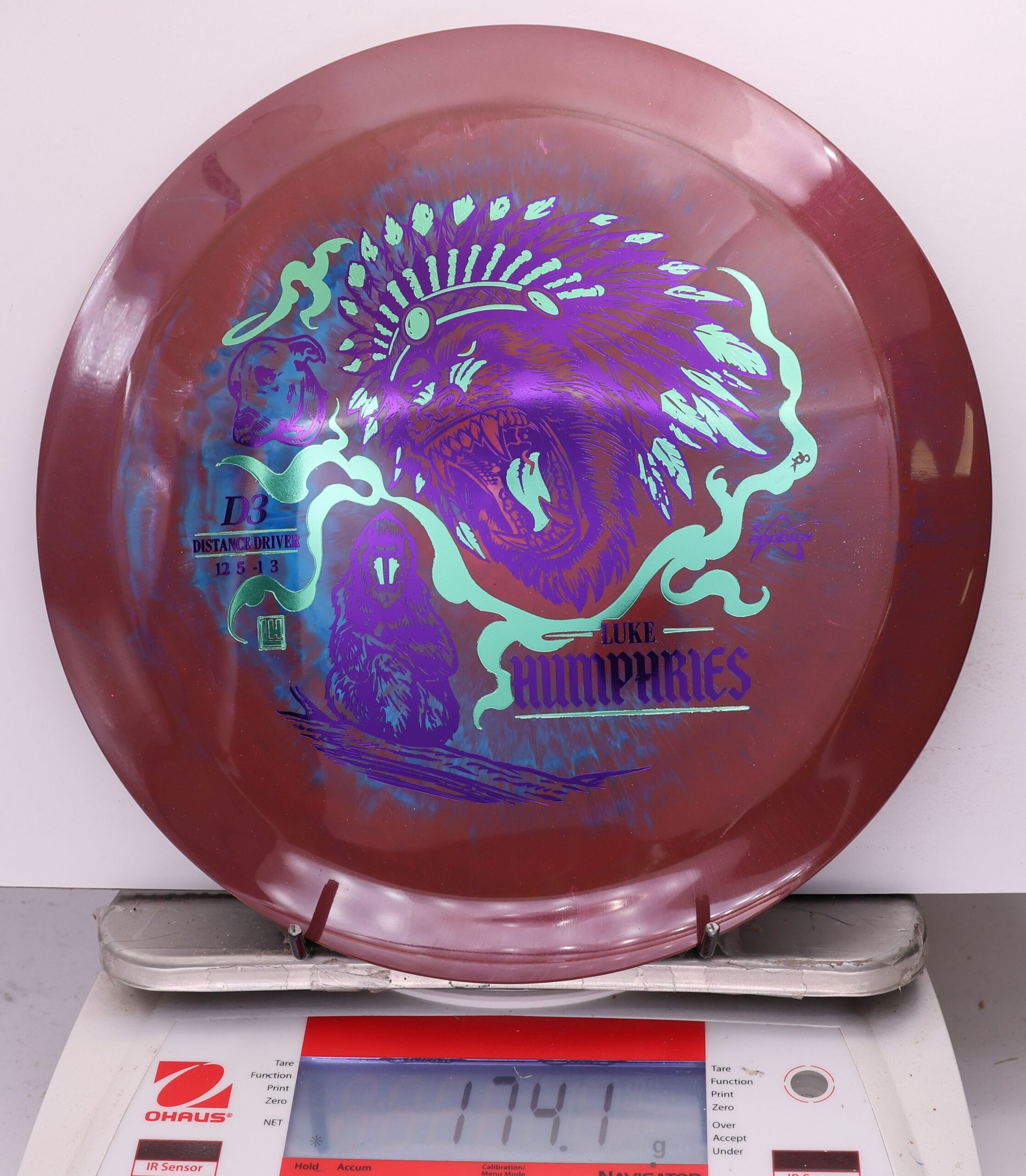 759456 Prodigy D3, 500 Spectrum Luke Humphries 2026 Signature Sereis - #13 Brown, 174