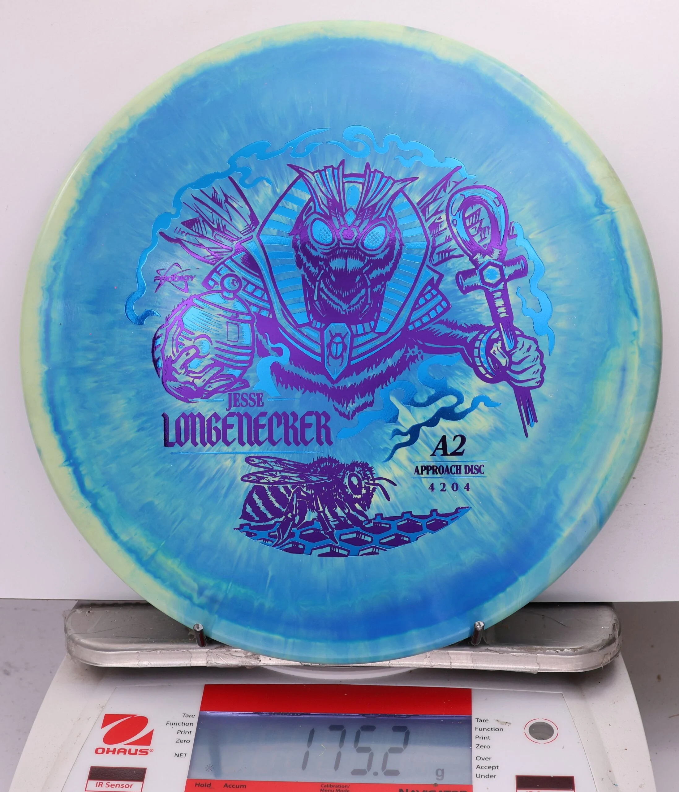 759589 Prodigy A2, 500 Spectrum Jesse Longenecker 2026 Signature Series - #08 YellowBlue, 175