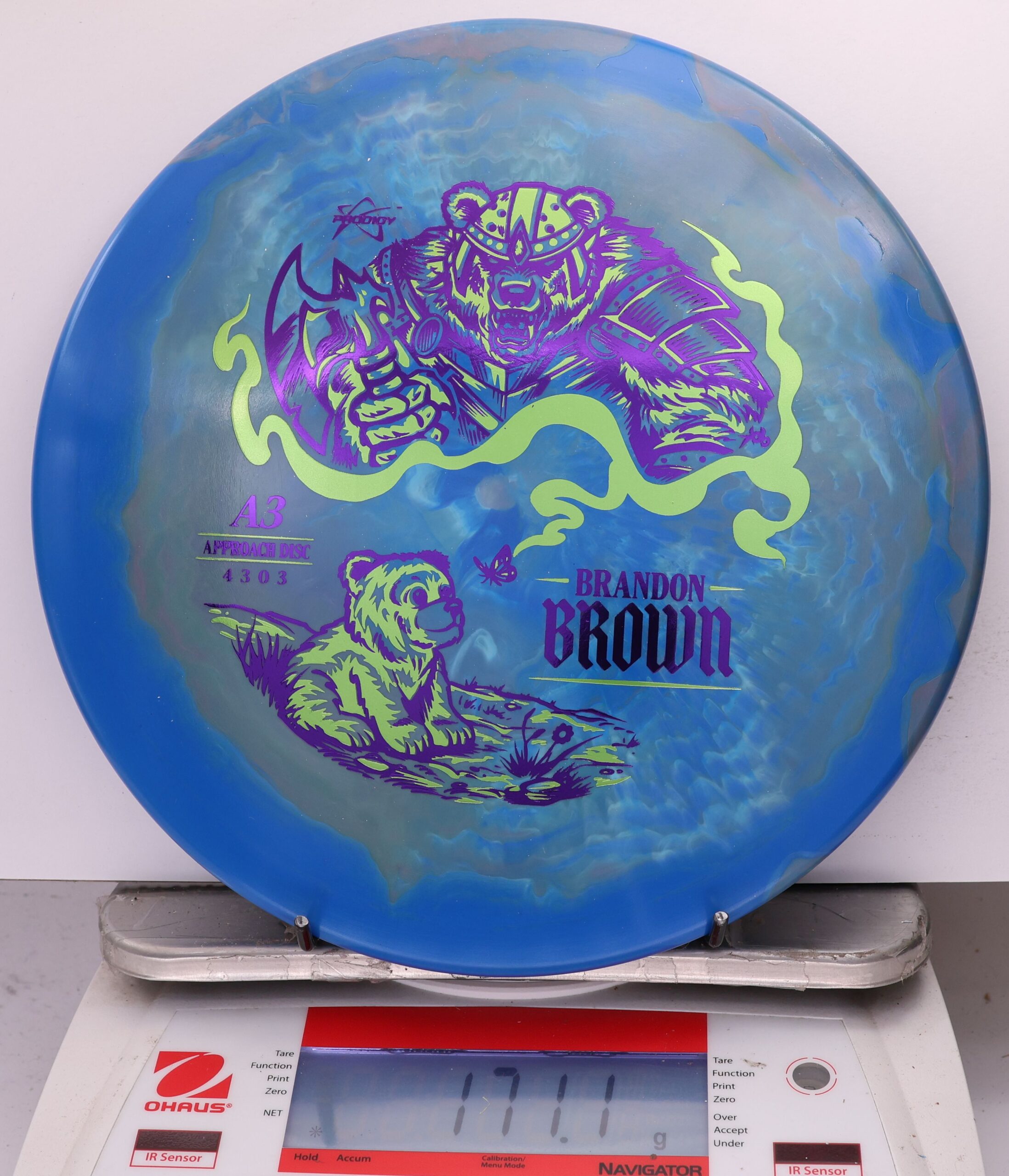759646 Prodigy A3, 500 Spectrum Brandon Brown 2026 Signature Series - #02 BlueGray, 171