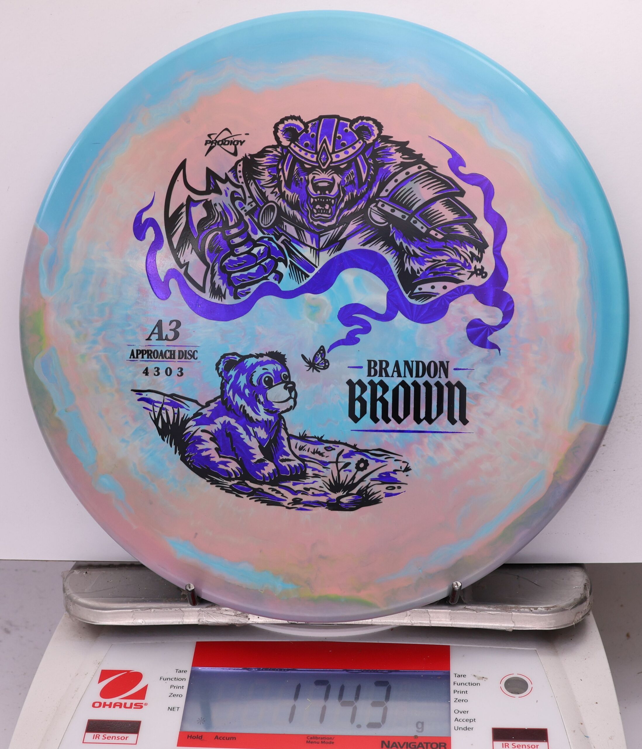 759647 Prodigy A3, 500 Spectrum Brandon Brown 2026 Signature Series - #03 BlueOrange, 174
