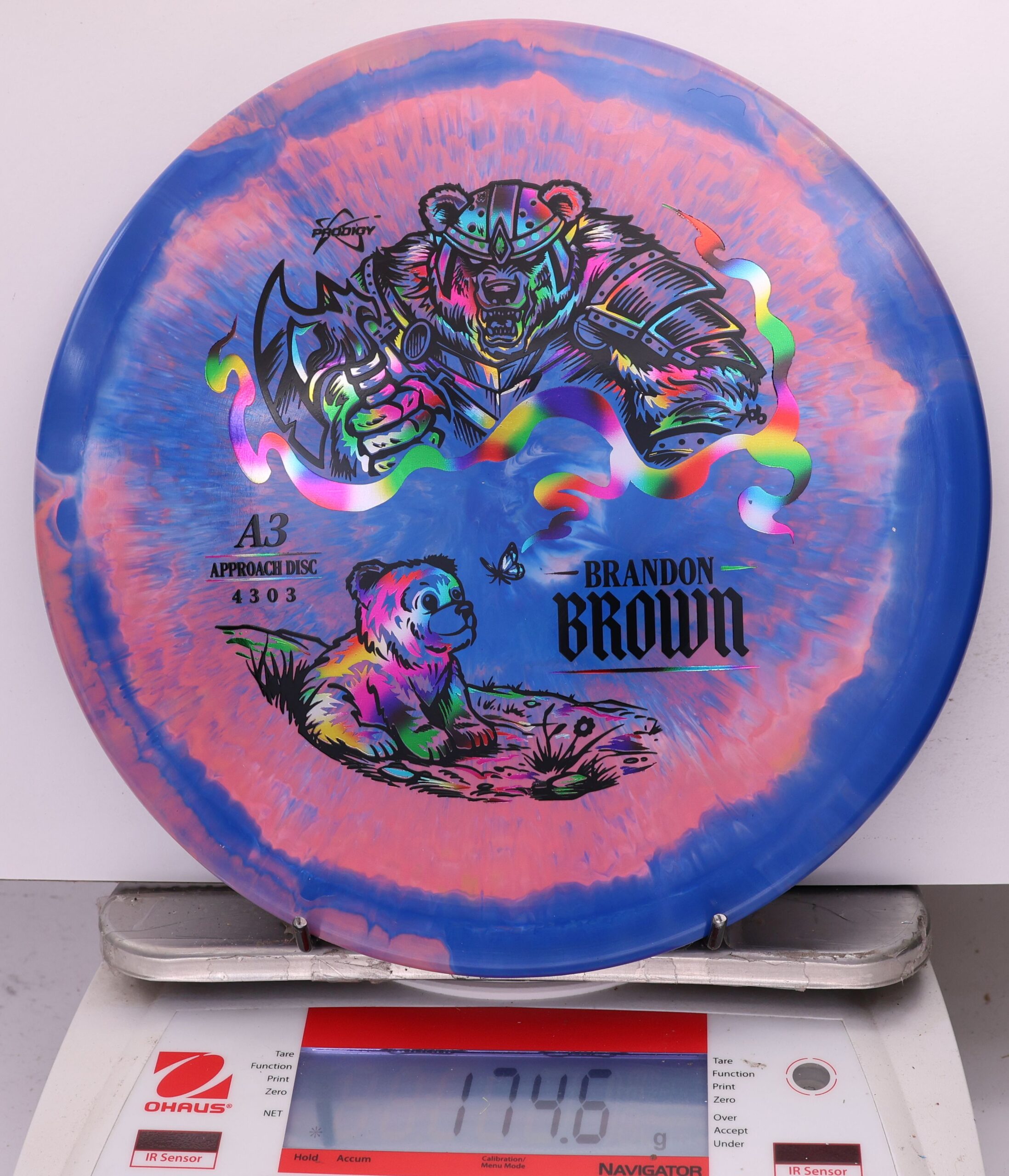 759648 Prodigy A3, 500 Spectrum Brandon Brown 2026 Signature Series - #04 BlueOrange, 175