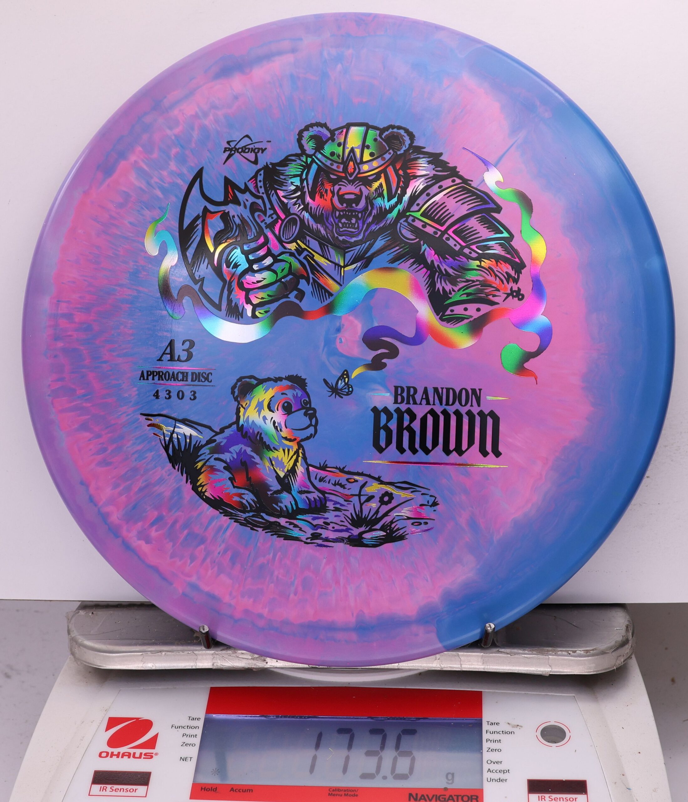 759649 Prodigy A3, 500 Spectrum Brandon Brown 2026 Signature Series - #05 BluePink, 174