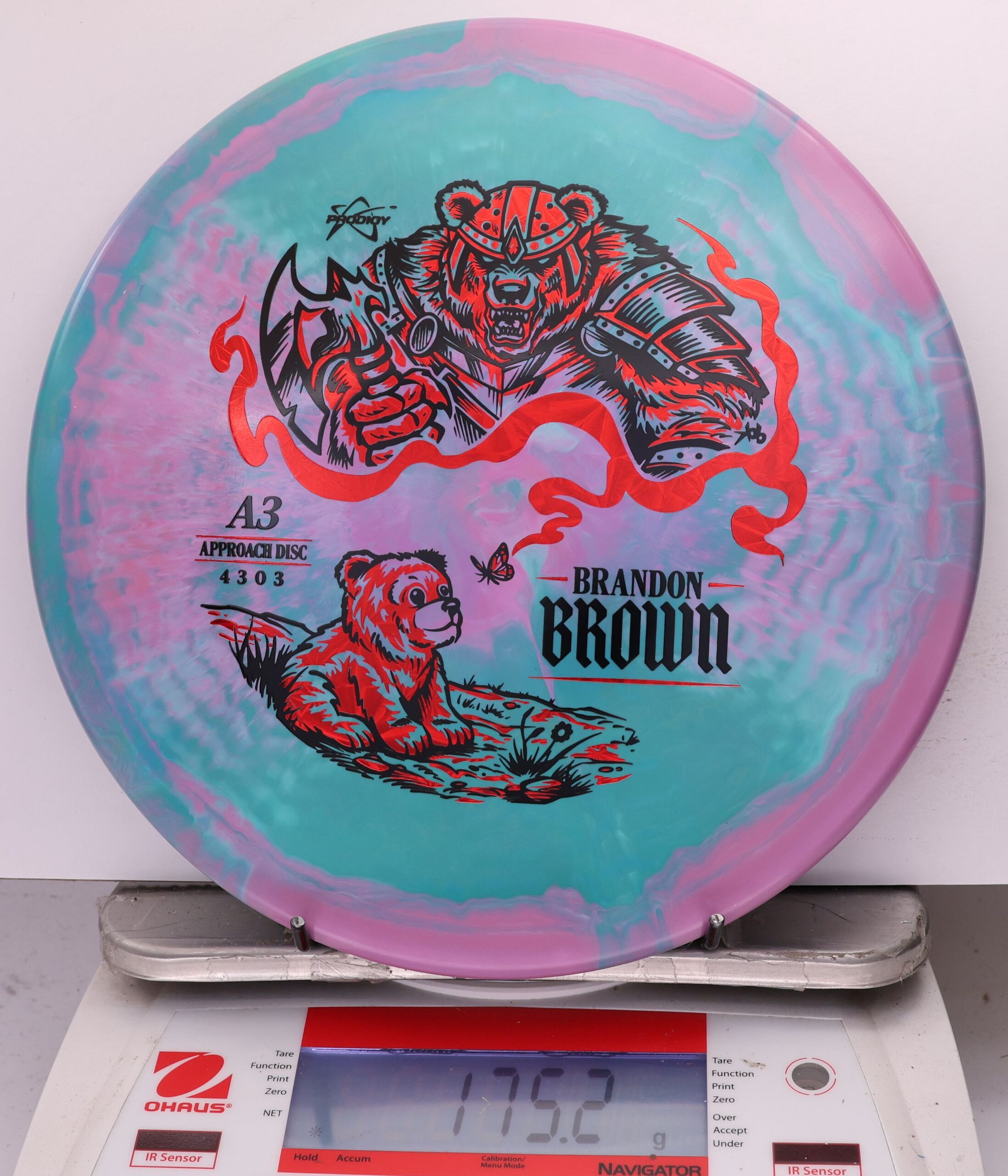 759650 Prodigy A3, 500 Spectrum Brandon Brown 2026 Signature Series - #06 TealPink, 175
