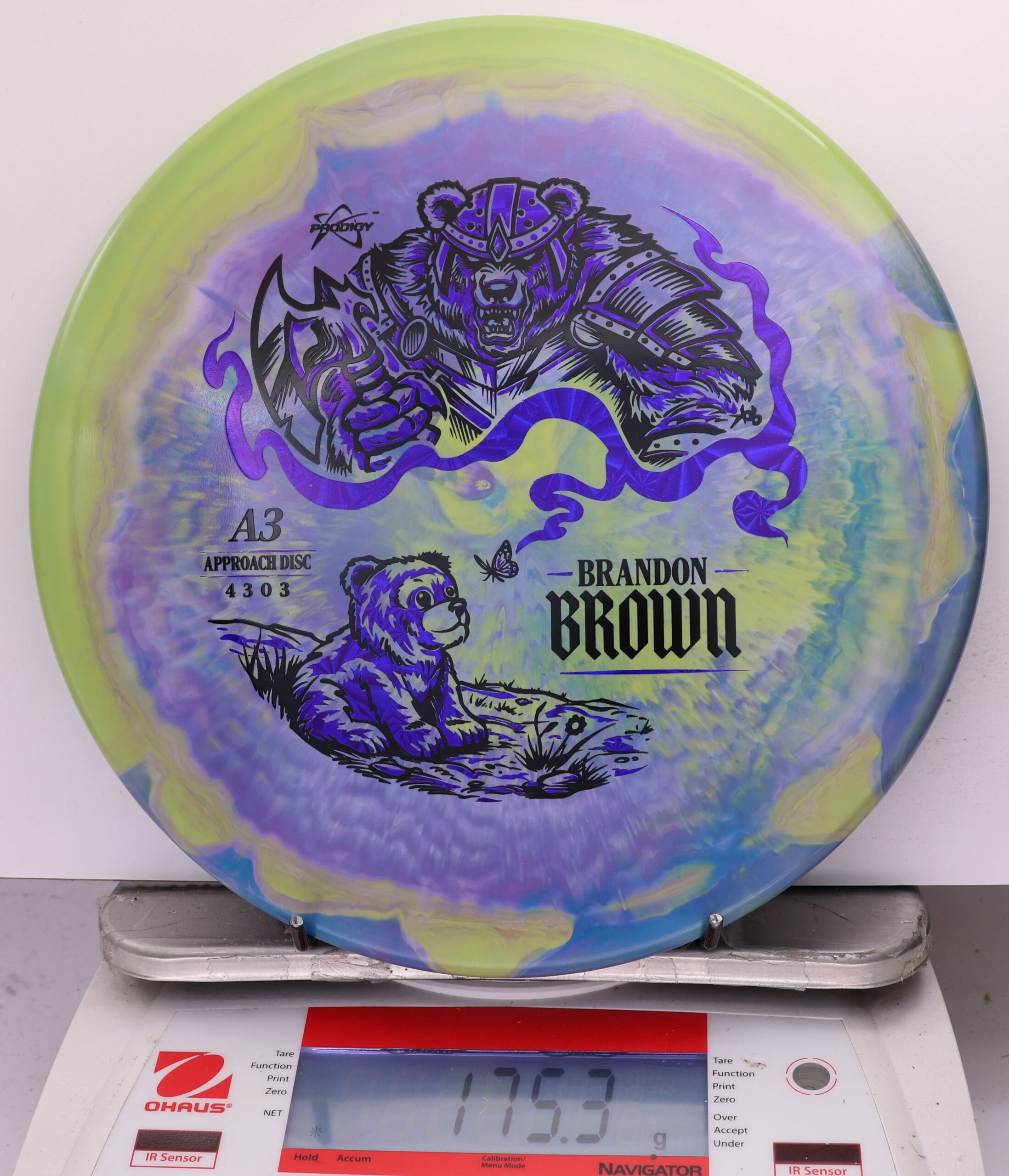 759668 Prodigy A3, 500 Spectrum Brandon Brown 2026 Signature Series - #10 SwampPurple, 175