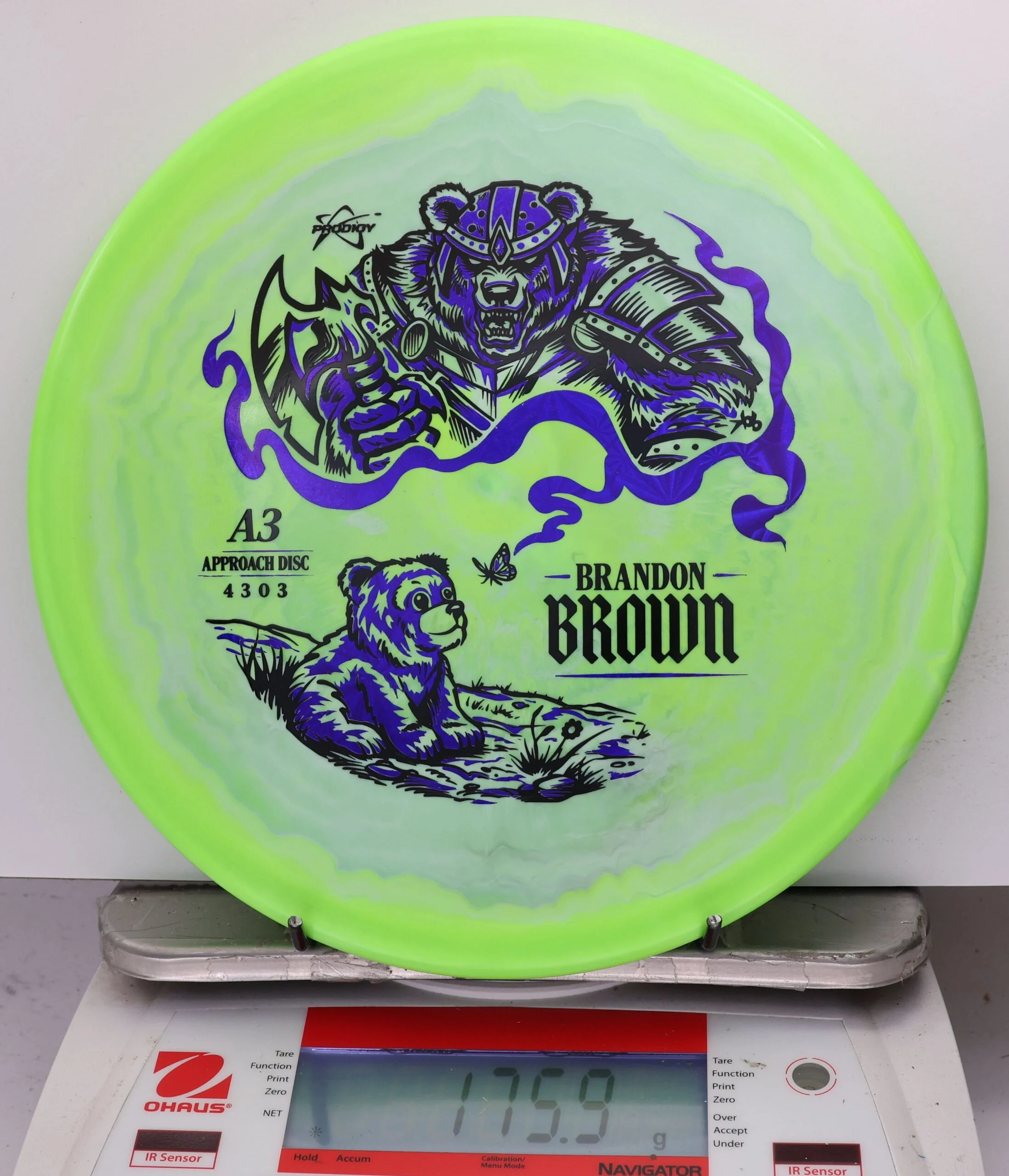 759669 Prodigy A3, 500 Spectrum Brandon Brown 2026 Signature Series - #11 NGreen, 176