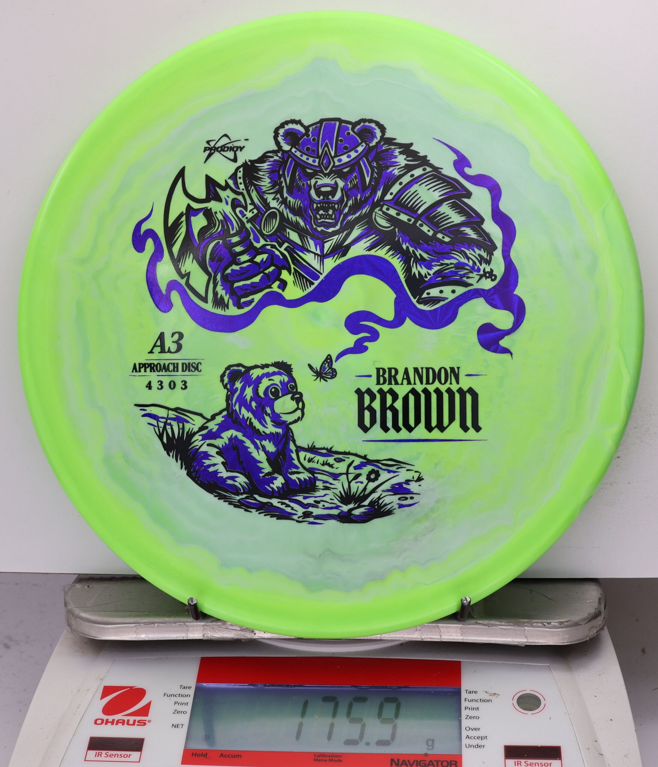 759669 Prodigy A3, 500 Spectrum Brandon Brown 2026 Signature Series - #11 NGreen, 176