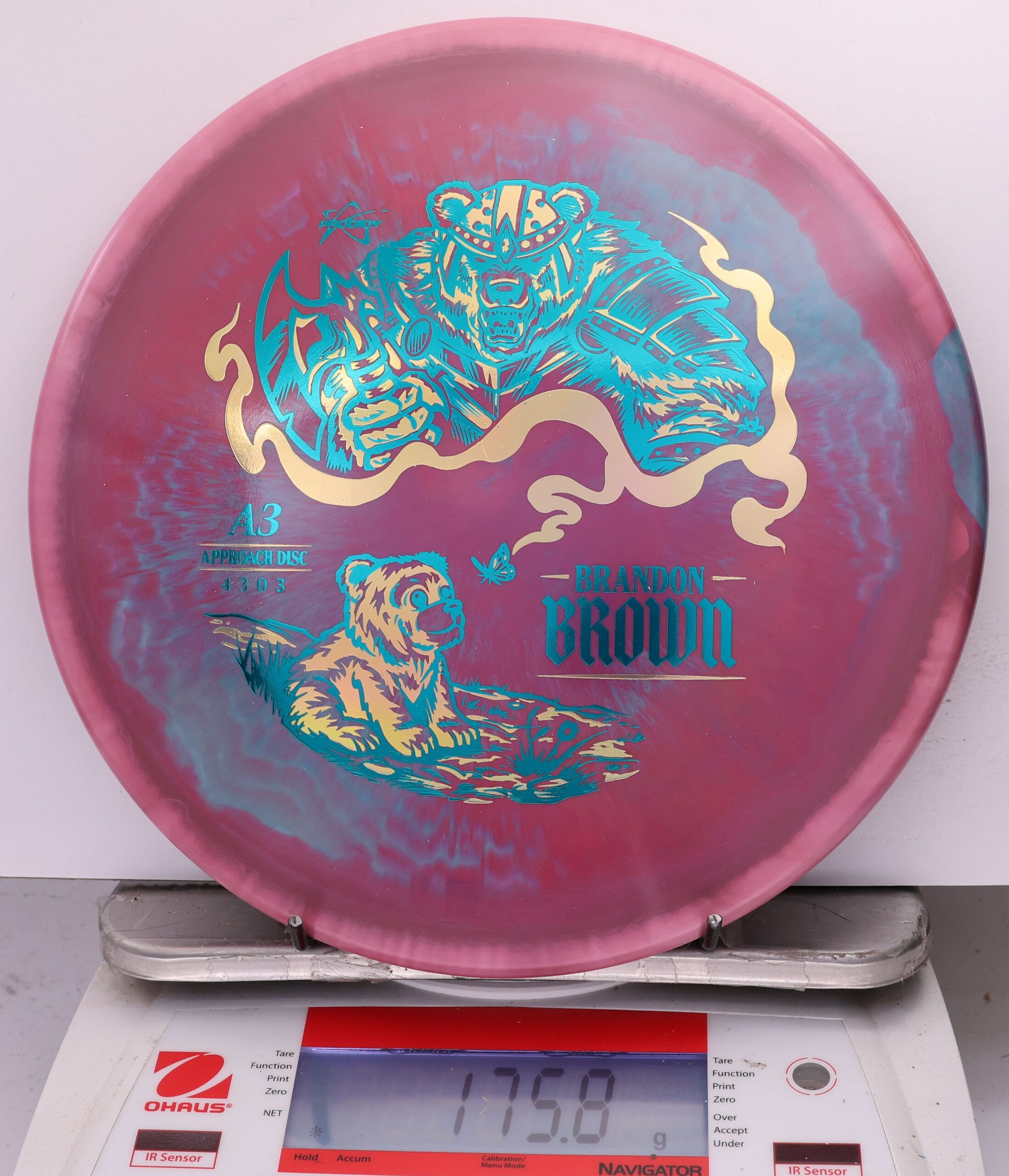 759687 Prodigy A3, 500 Spectrum Brandon Brown 2026 Signature Series - #15 MauveBlue, 176