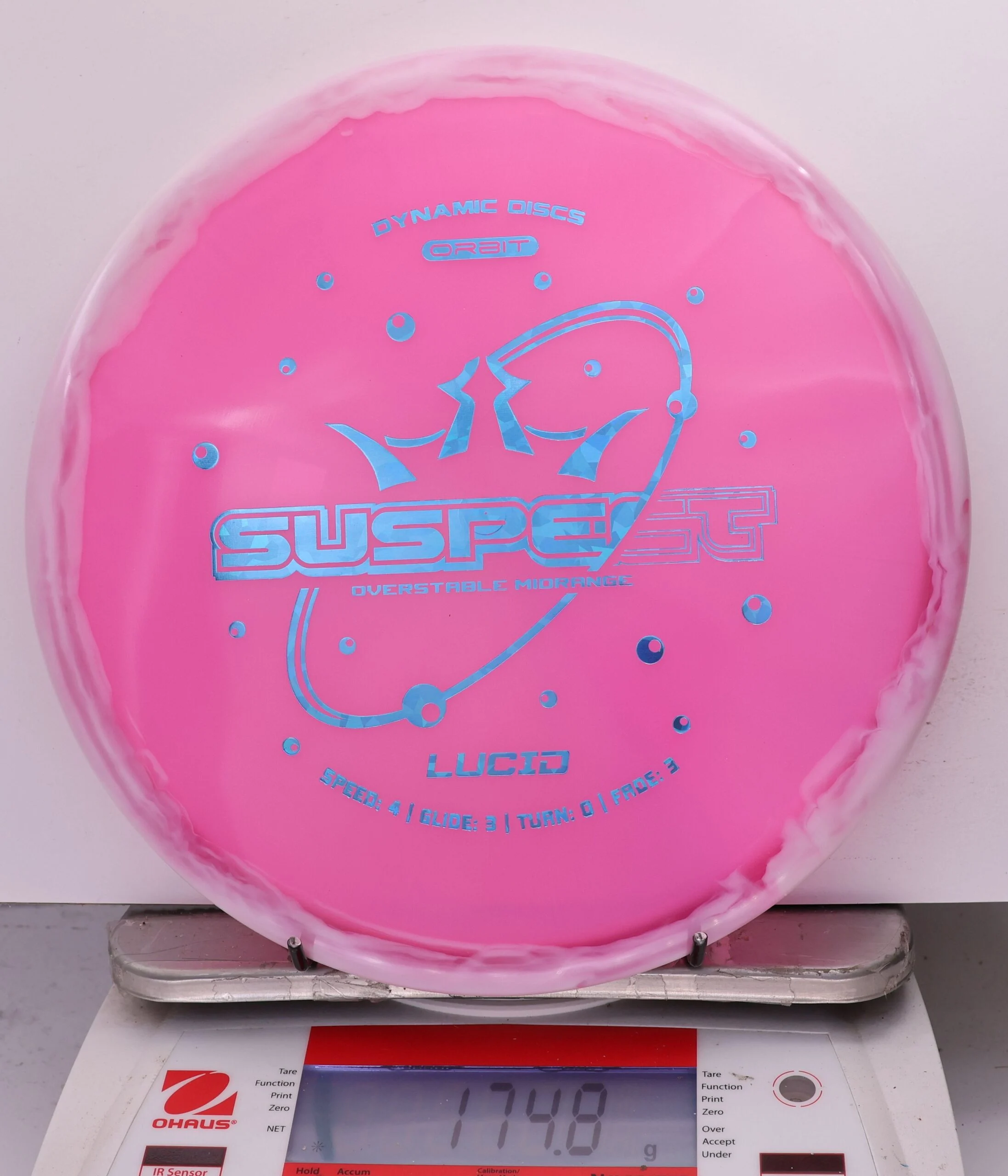 763678 Lucid Orbit Suspect - #10 White-Pink, 175