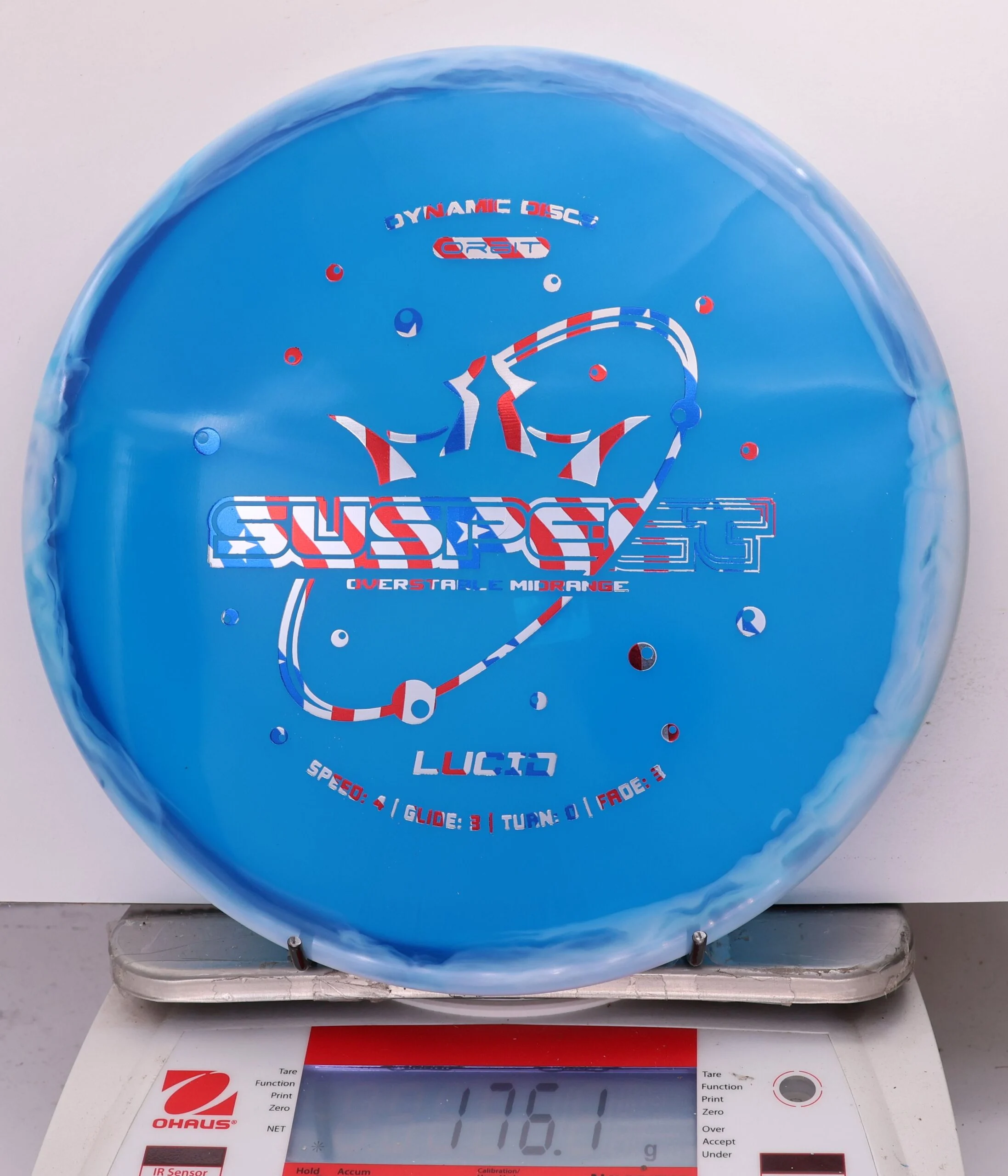 763695 Lucid Orbit Suspect - #14 White-Blue, 176