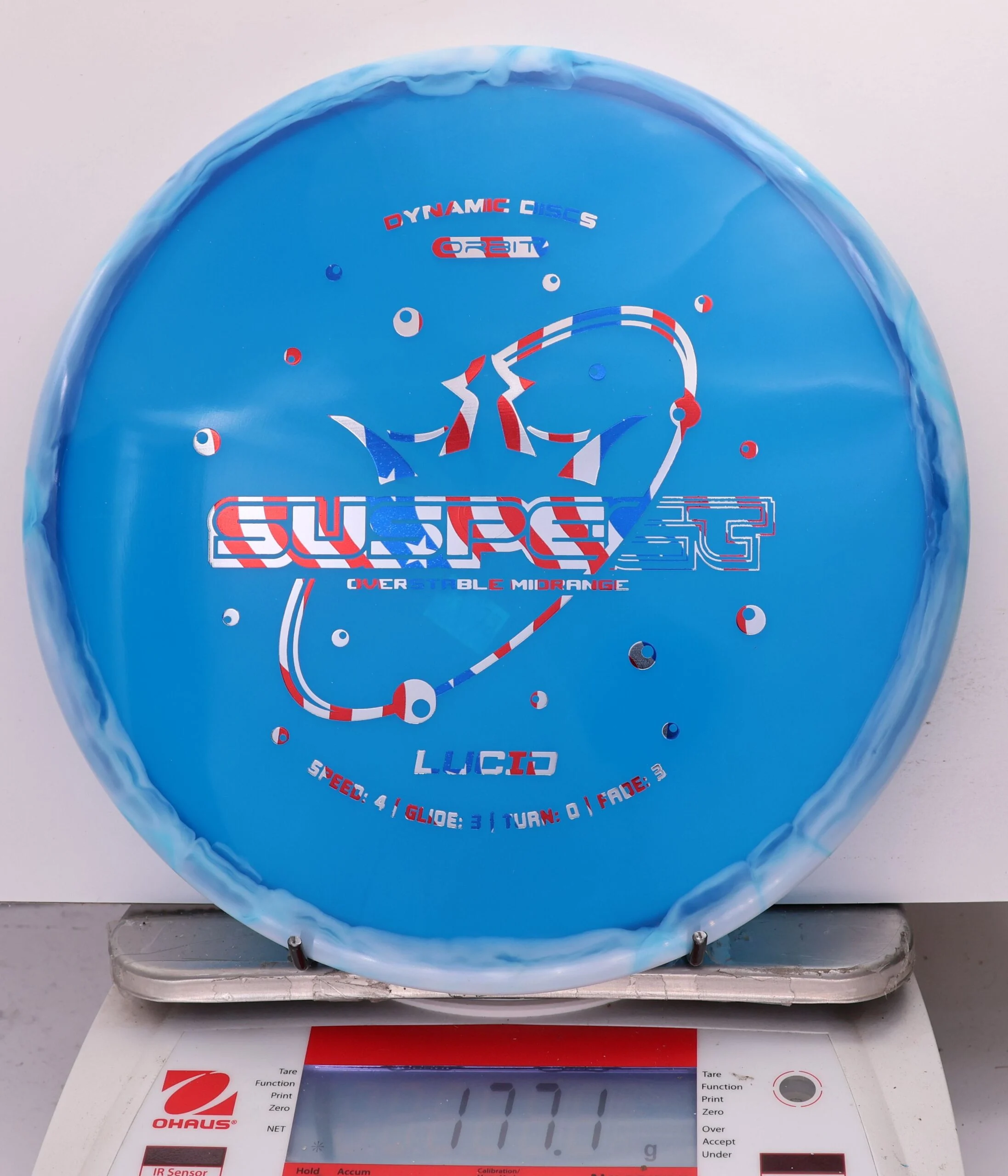 763696 Lucid Orbit Suspect - #15 White-Blue, 177