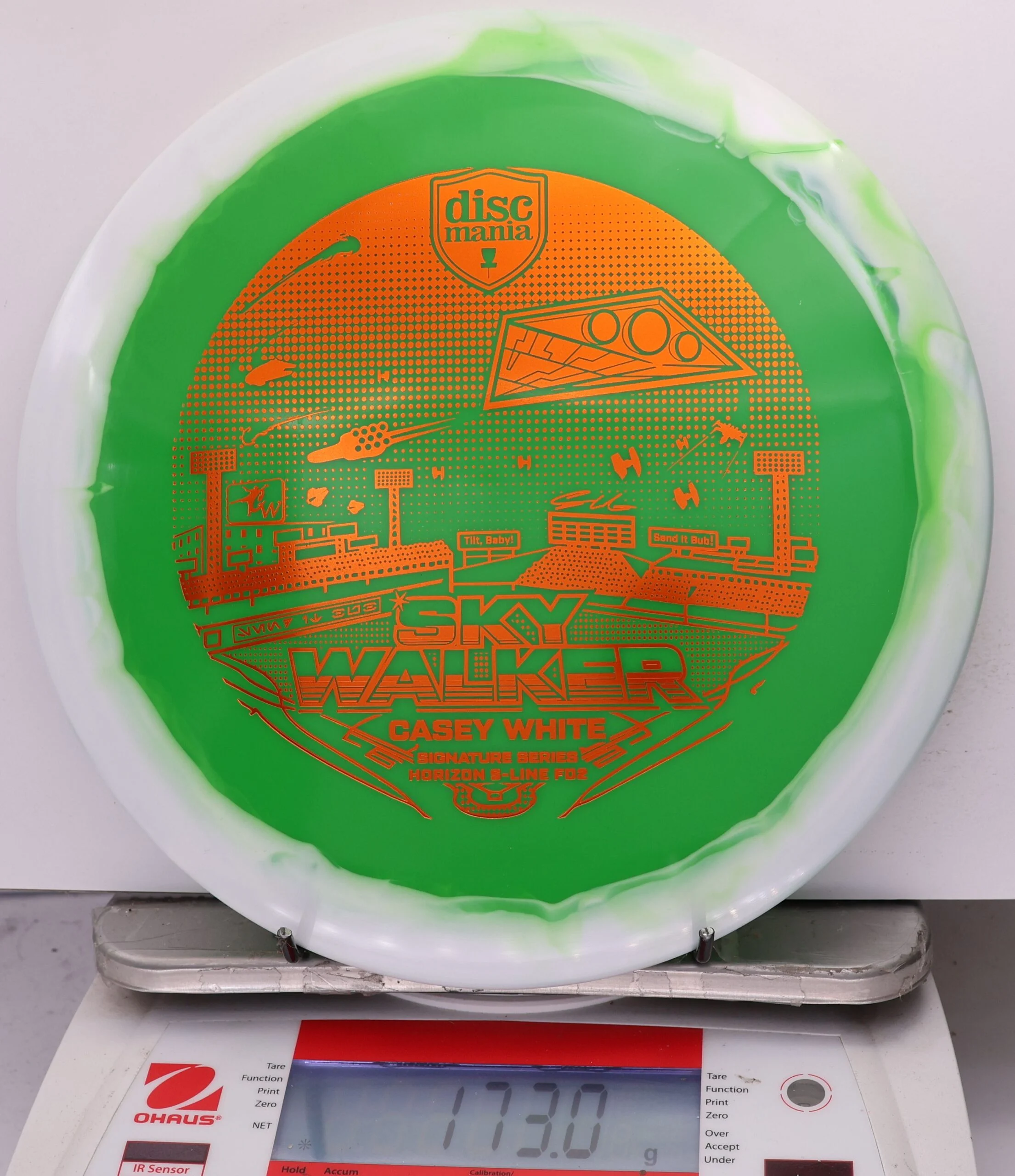 764679 Horizon S-Line FD2, Casey White 2025 Signature Series - Sky Walker 3 - #970 White-Green, 173