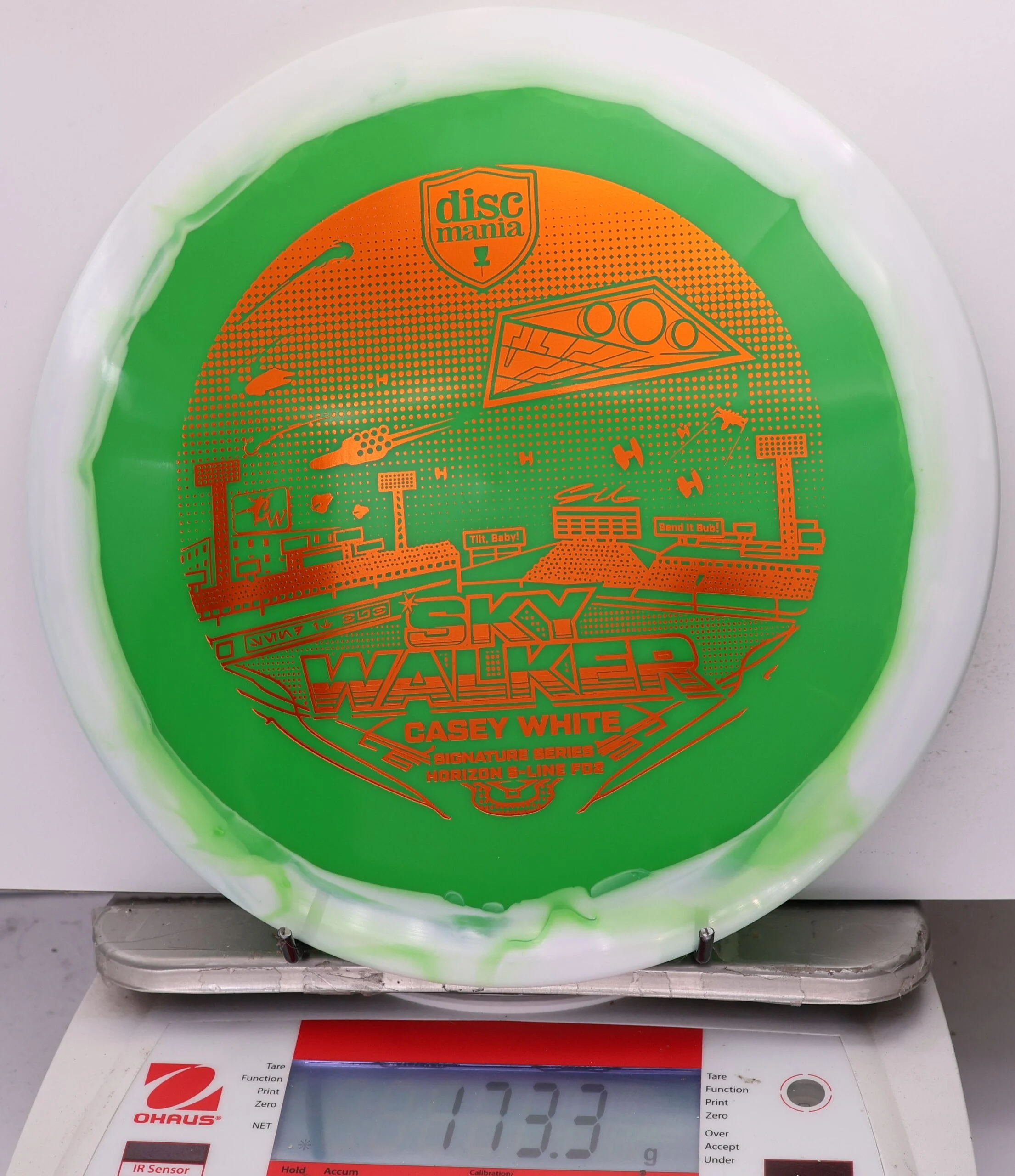 764680 Horizon S-Line FD2, Casey White 2025 Signature Series - Sky Walker 3 - #971 White-Green, 173