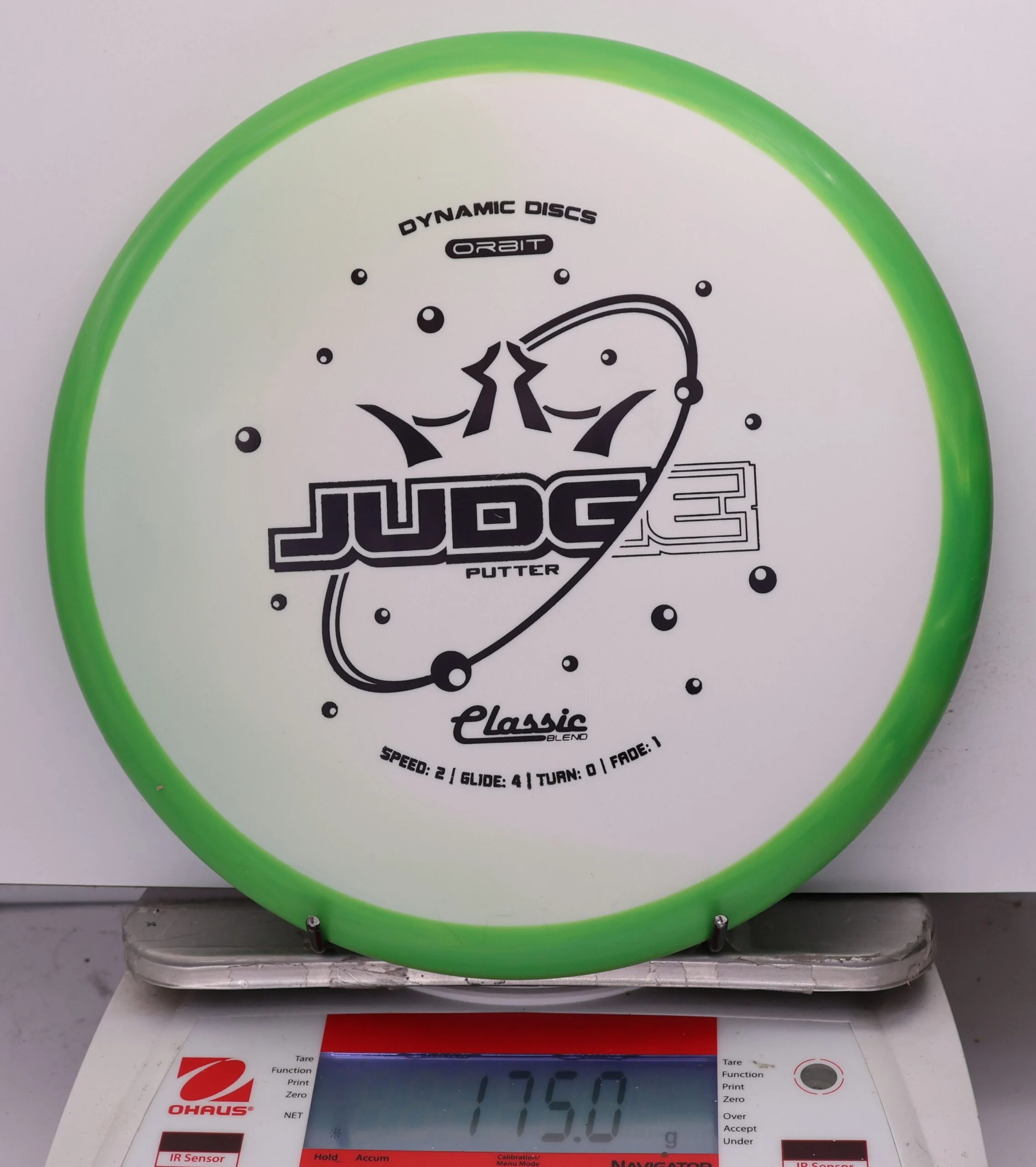 767211 Classic Blend Orbit Judge - #974 Green-White, 175