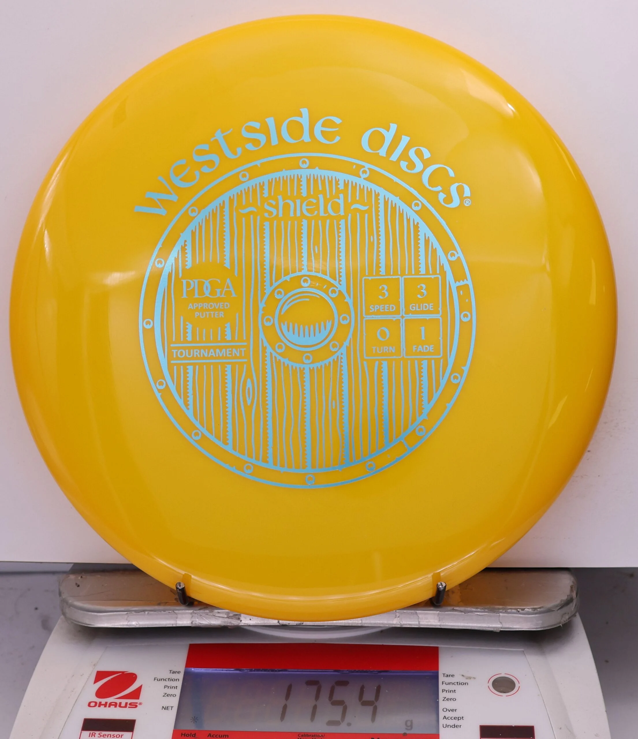 768024 Tournament Shield - #970 Yellow, 175