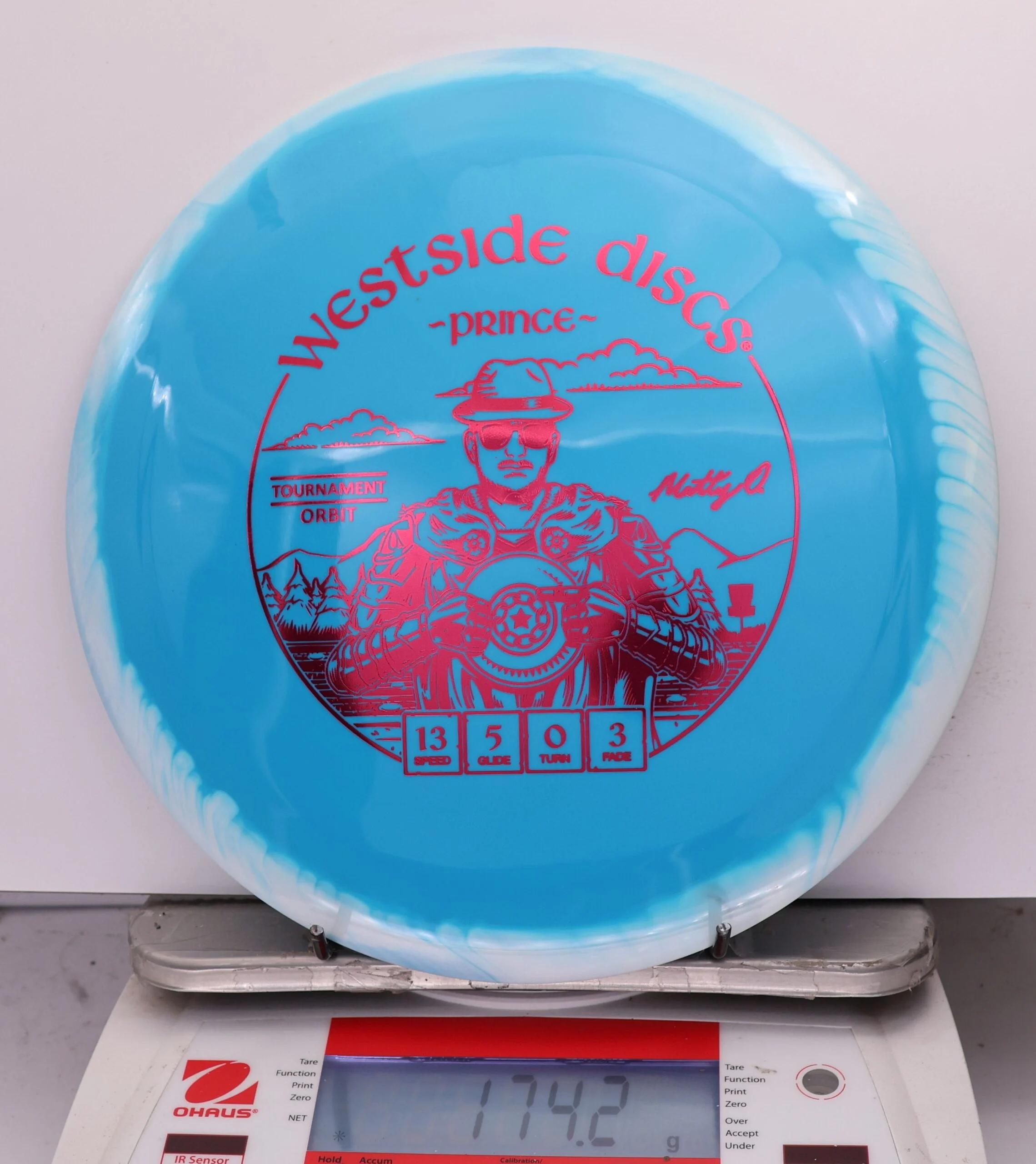768152 Tournament Orbit Prince, Matt Orum 2025 Team Series - #971 White-Blue, 174