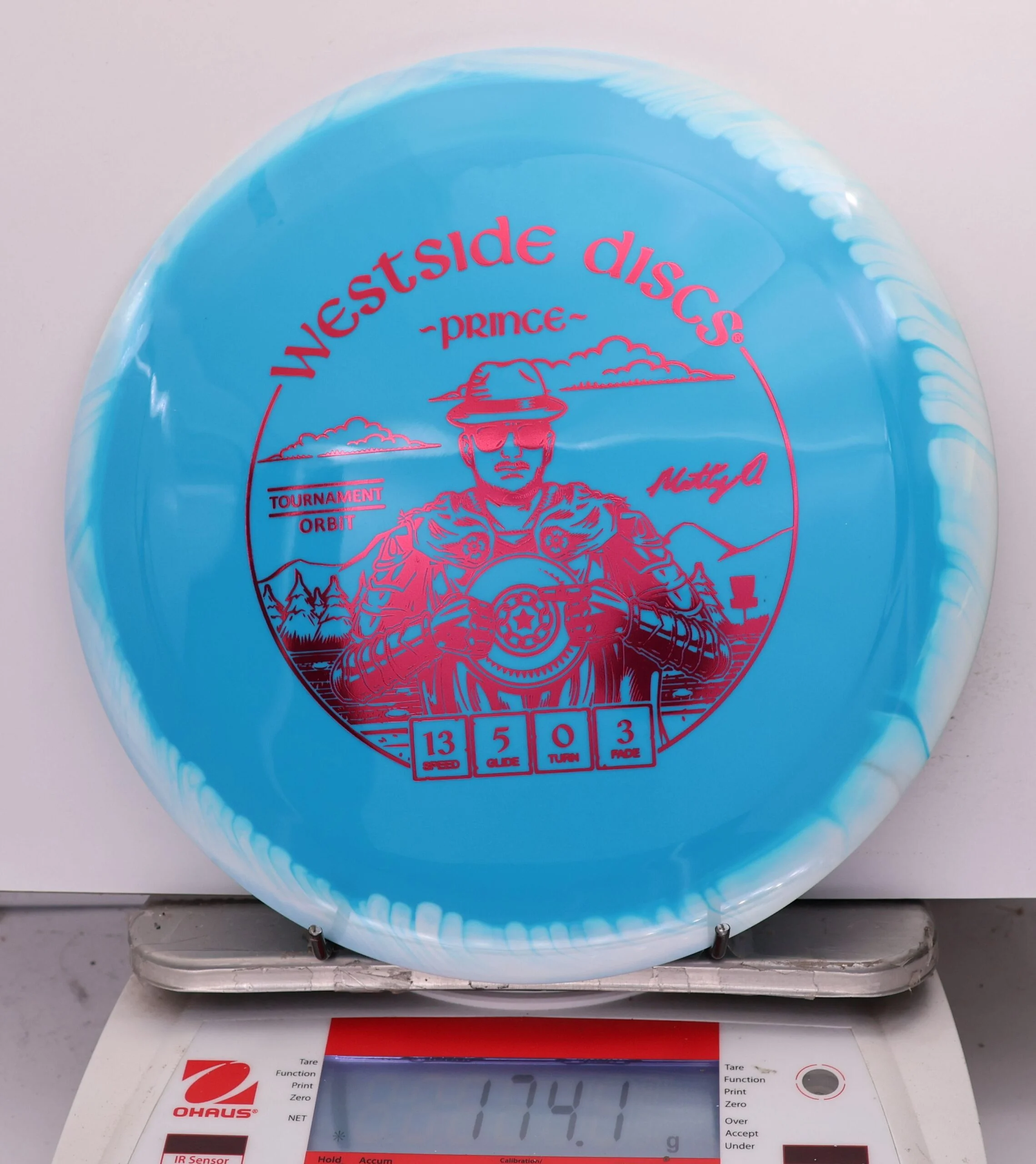 768153 Tournament Orbit Prince, Matt Orum 2025 Team Series - #972 White-Blue, 174