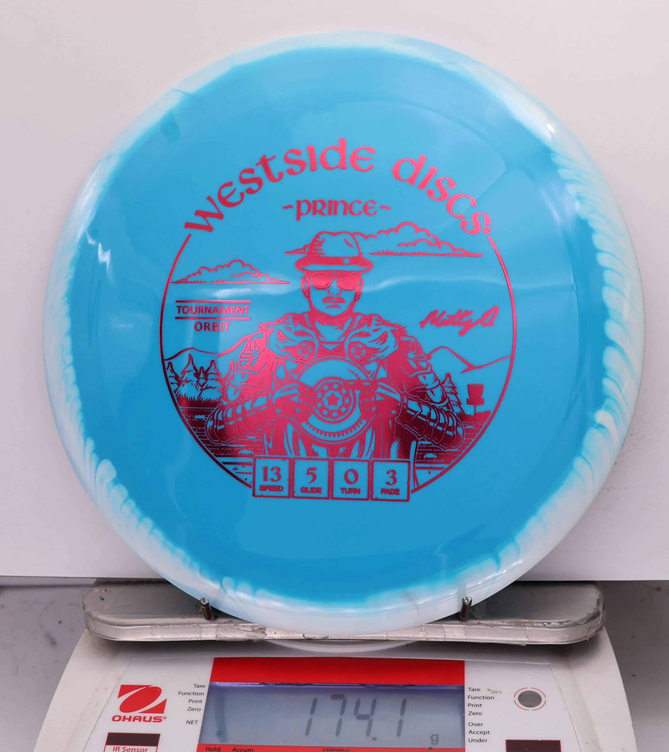 768155 Tournament Orbit Prince, Matt Orum 2025 Team Series - #974 White-Blue, 174