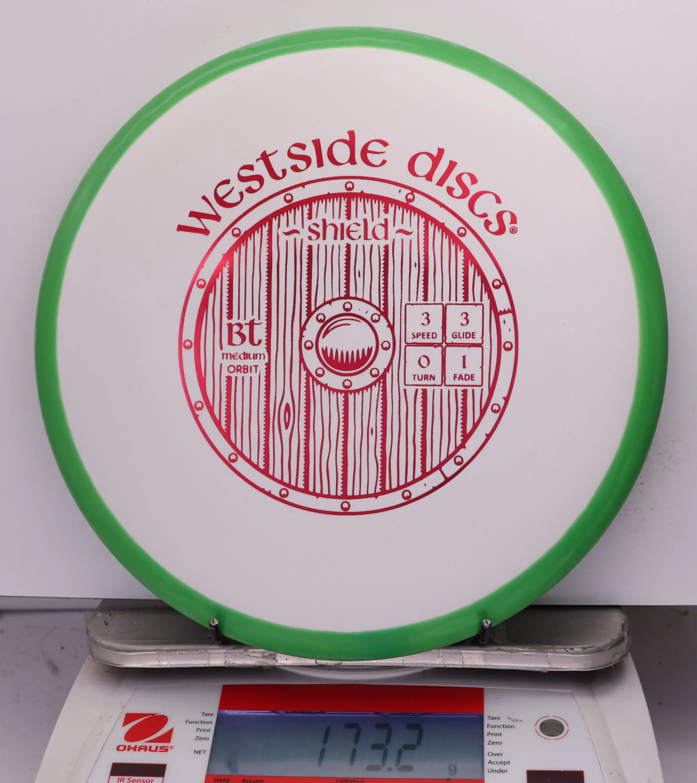 768210 BT Medium Orbit Shield - #971 Green-White, 173
