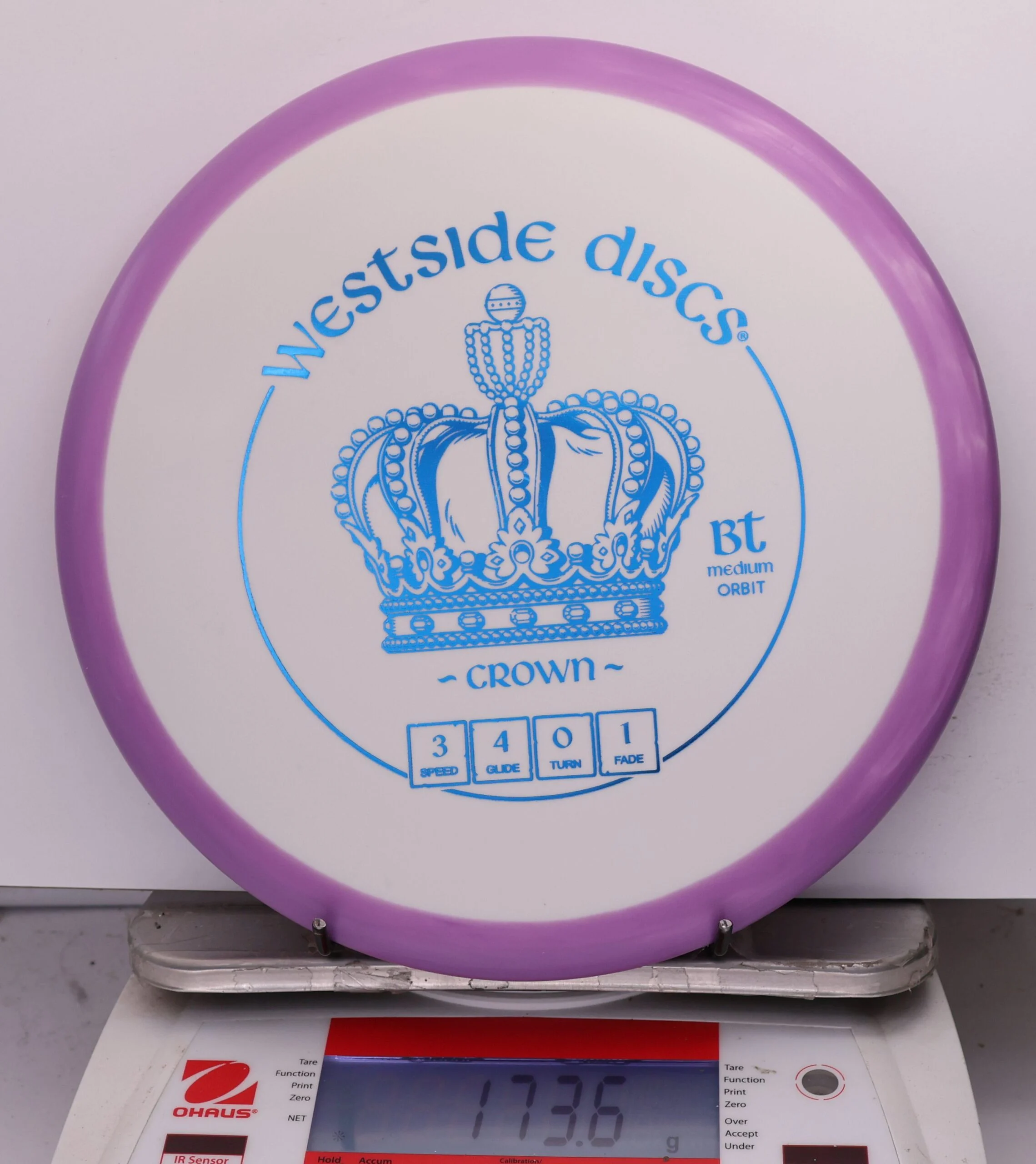 768284 BT Medium Orbit Crown - #980 Purple-White, 174