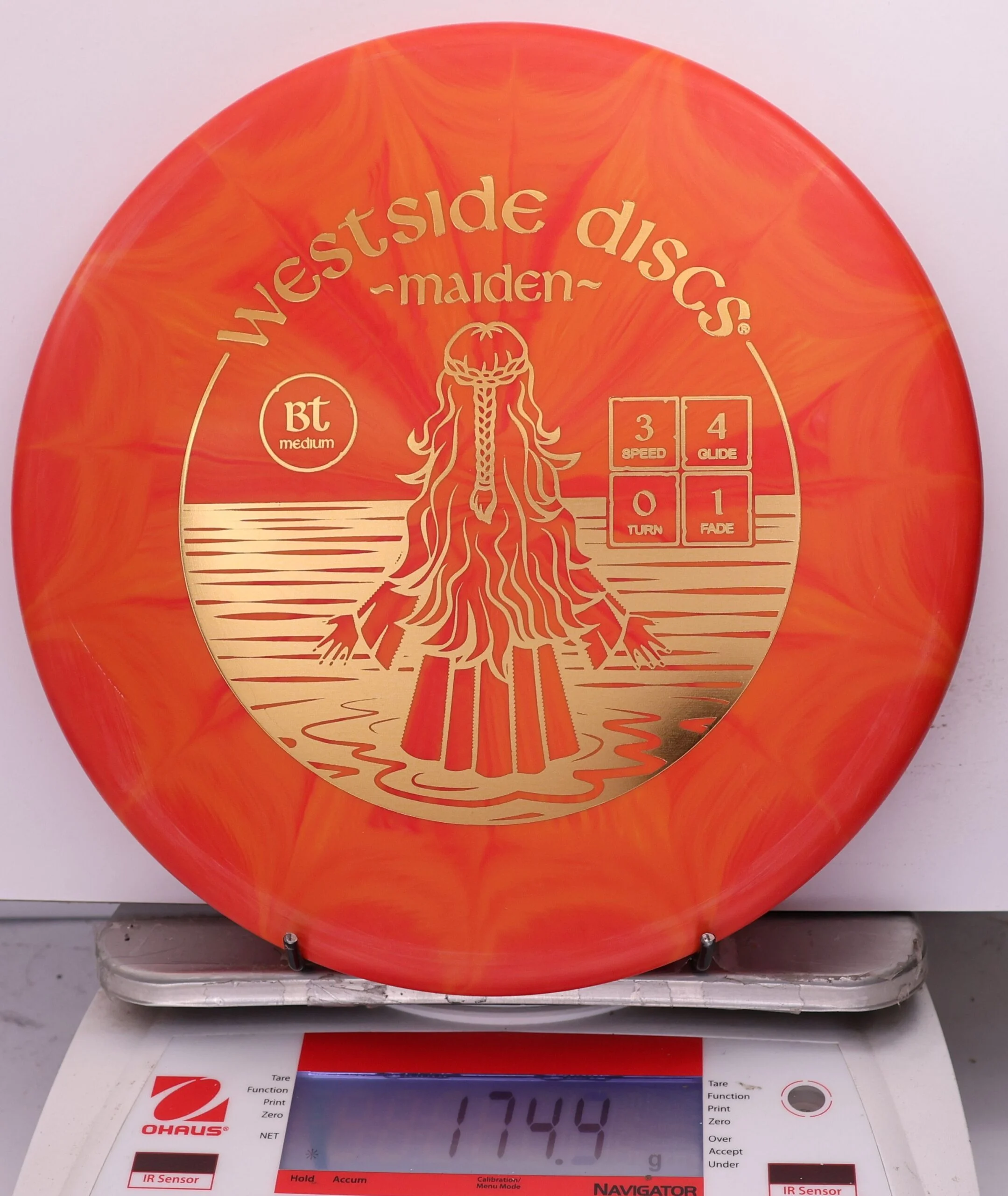 768442 BT Medium Burst Maiden - #974 Orange, 174