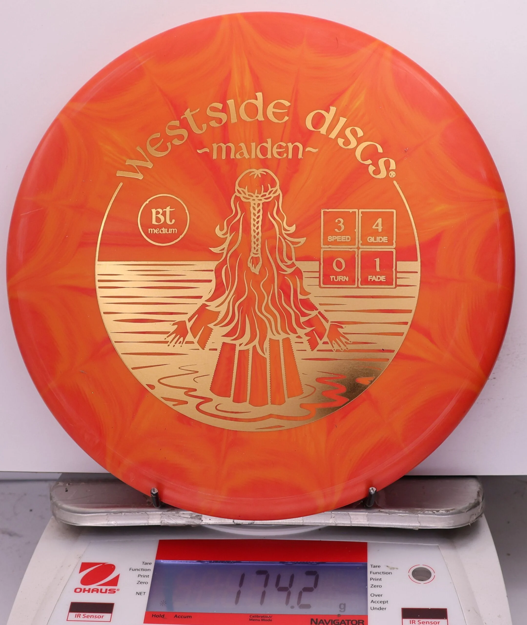 768443 BT Medium Burst Maiden - #975 Orange, 174