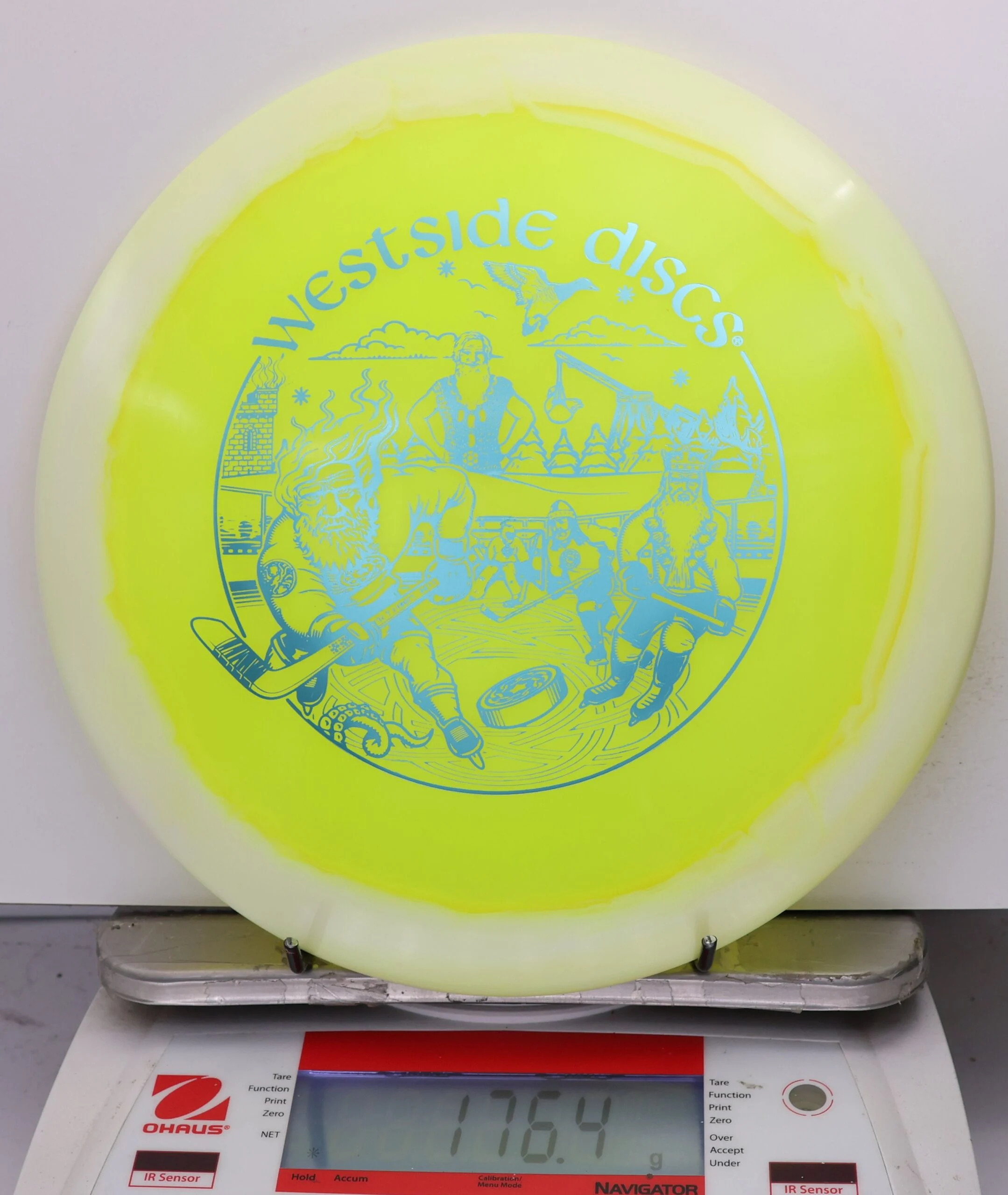 768555 VIP Ice Orbit Sampo, Westside Hockey - #975 White-Yellow, 176