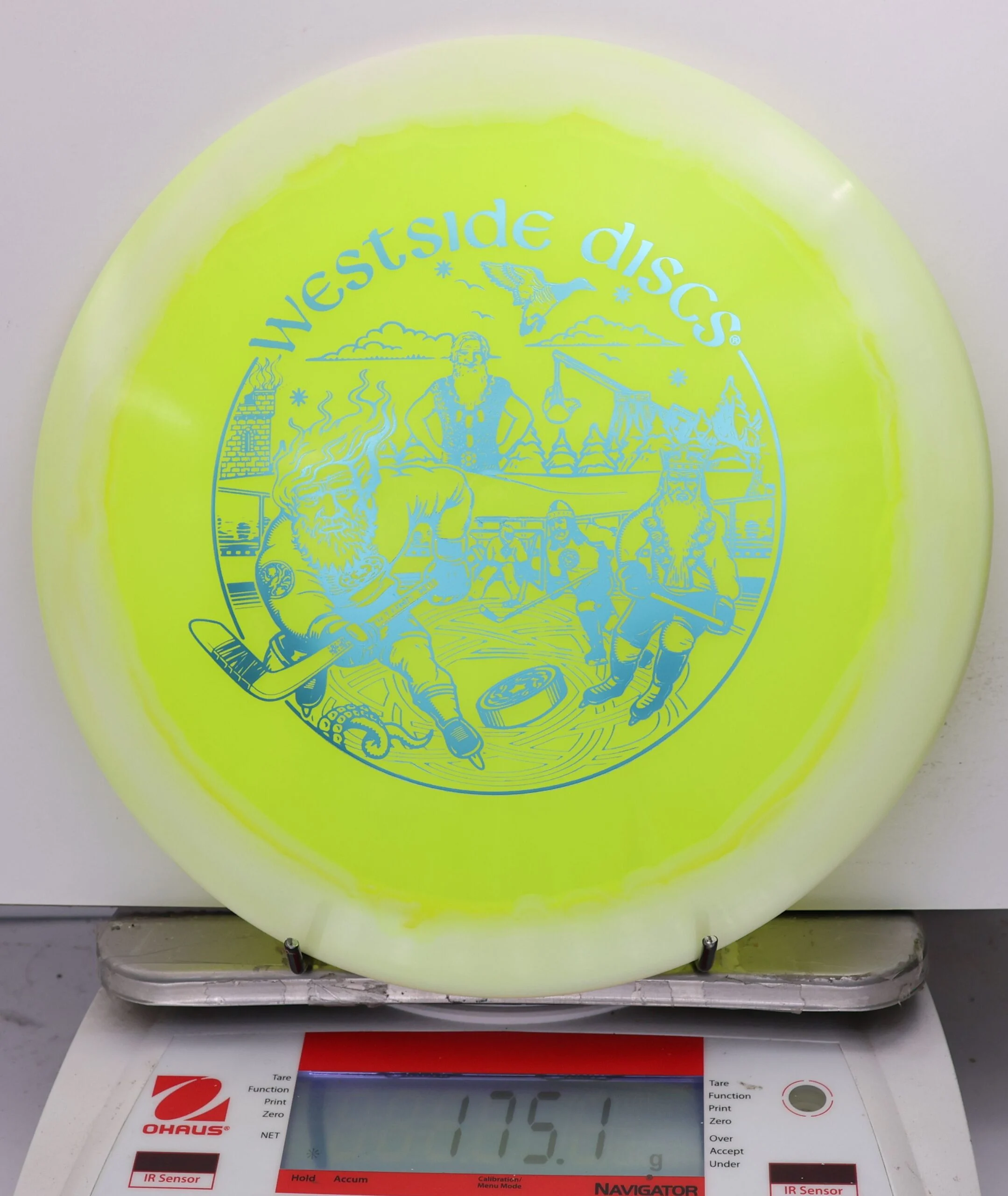 768556 VIP Ice Orbit Sampo, Westside Hockey - #976 White-Yellow, 175